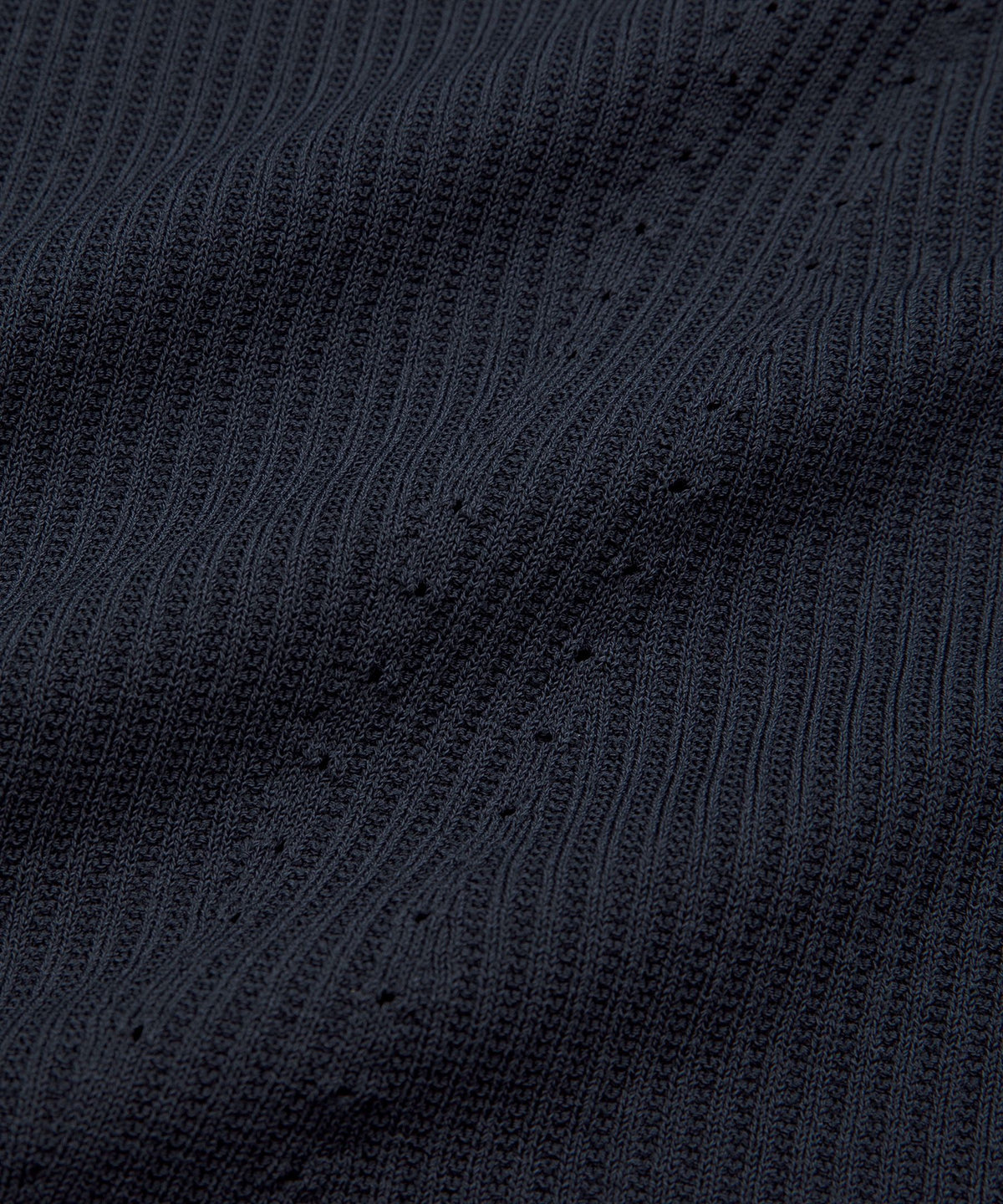 Rib-Knit Slim-Fit Long-Sleeve Shirt