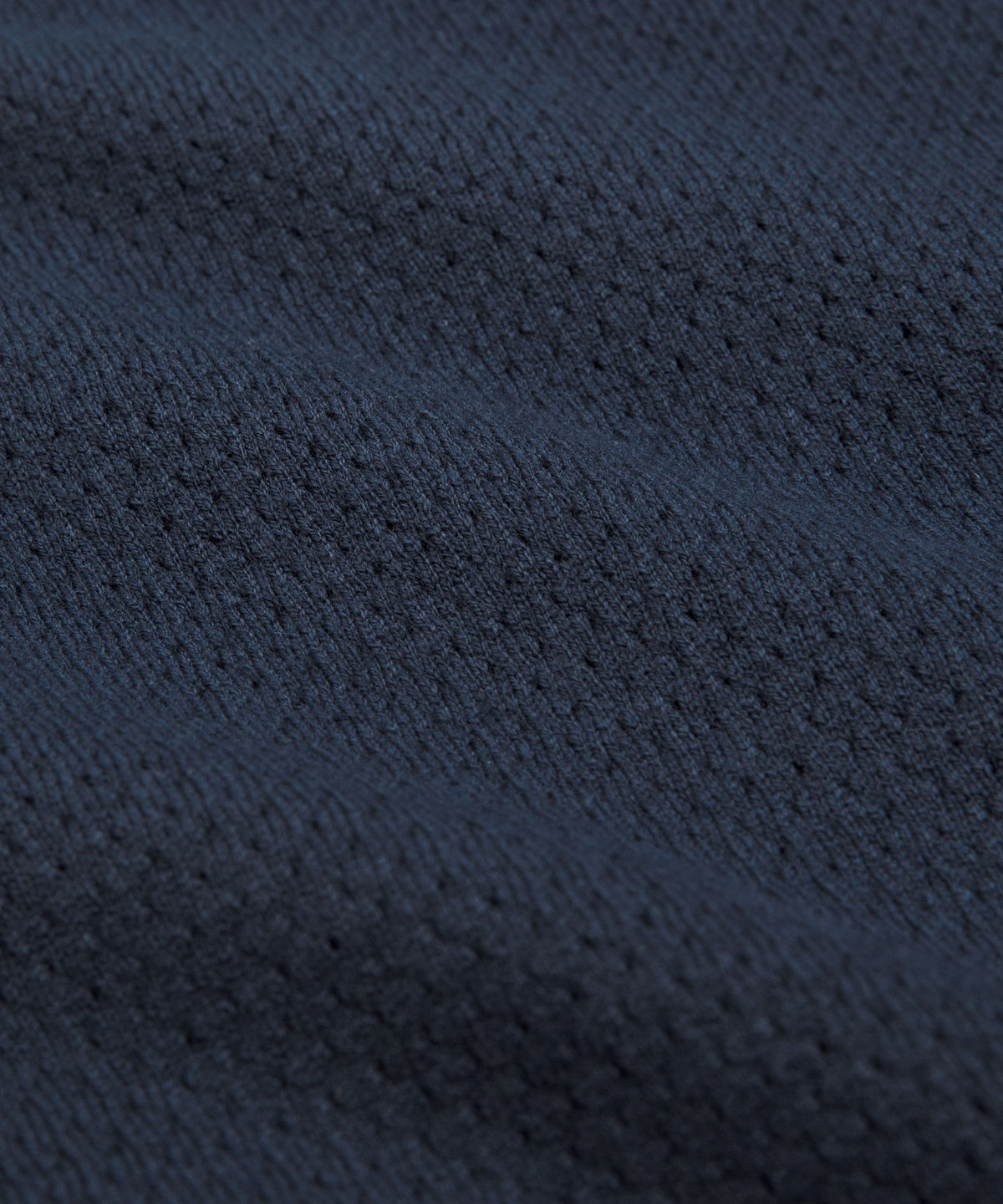 Cotton-Blend Knit Long-Sleeve Polo Shirt