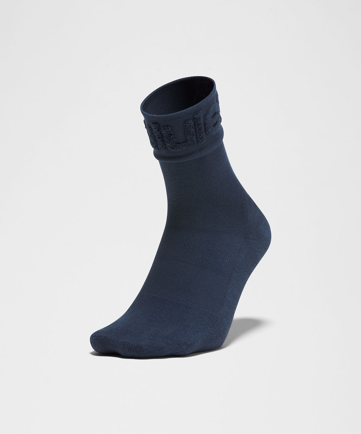 Unisex Fold-Over Terry Quarter Socks