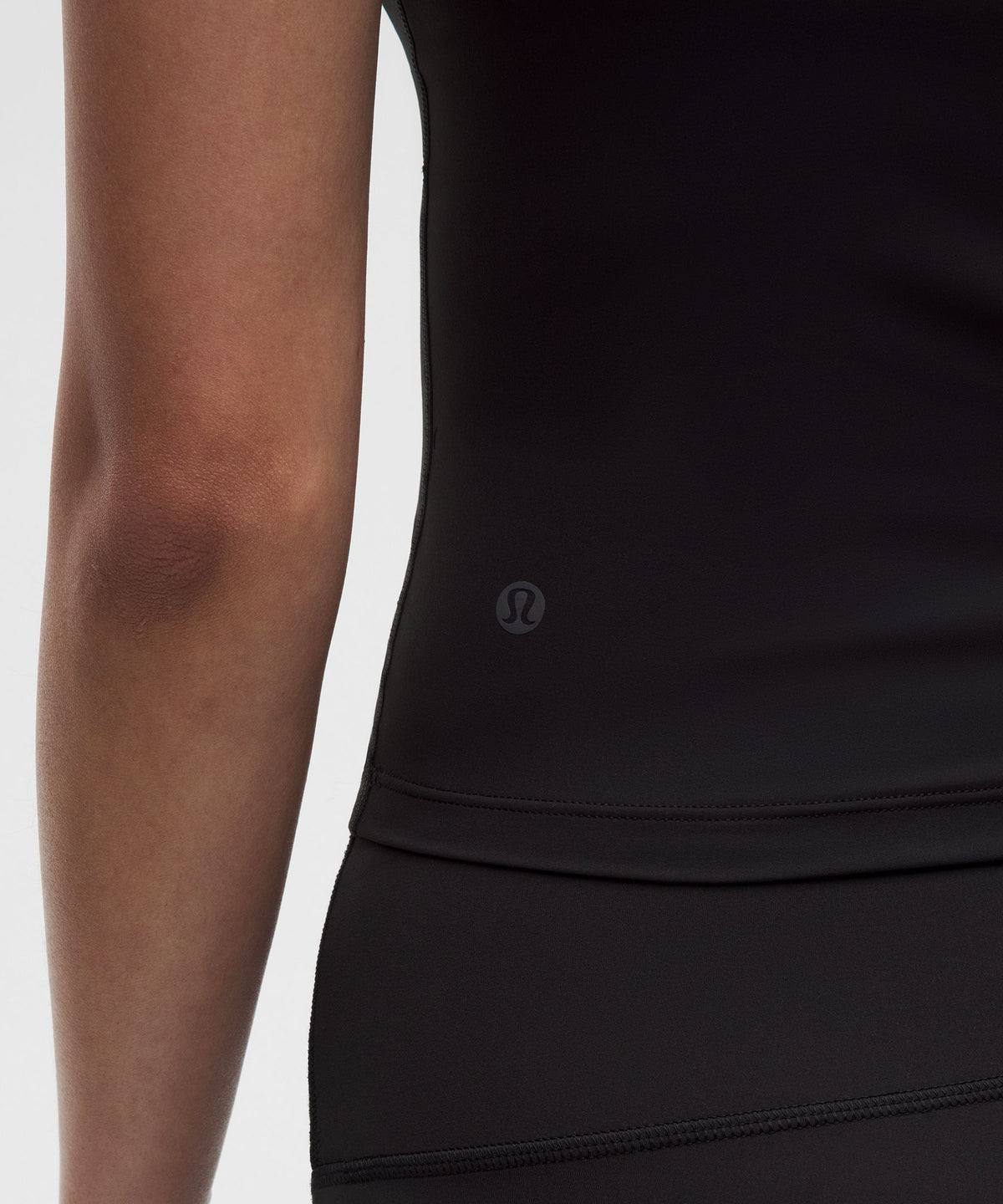 Mockneck Shelf Tank Top Light Support, B/C CupStripe