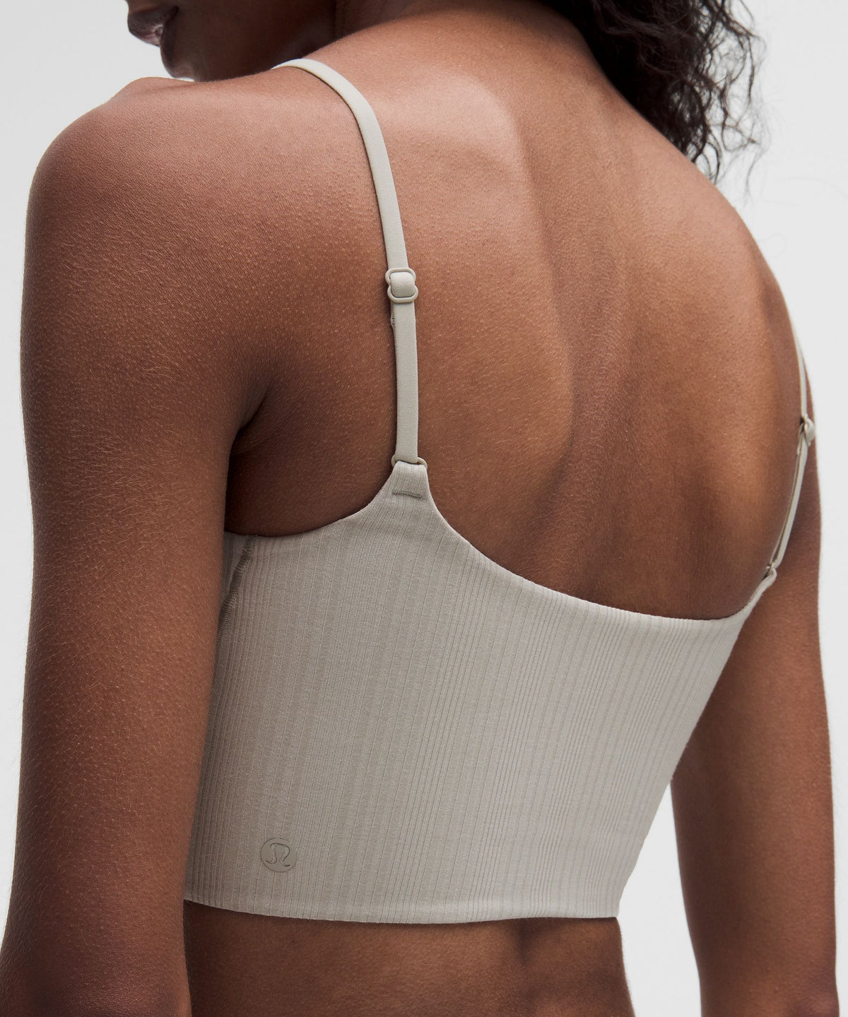UnderEase Cami Strap Ribbed Longline Bralette A–C Cups