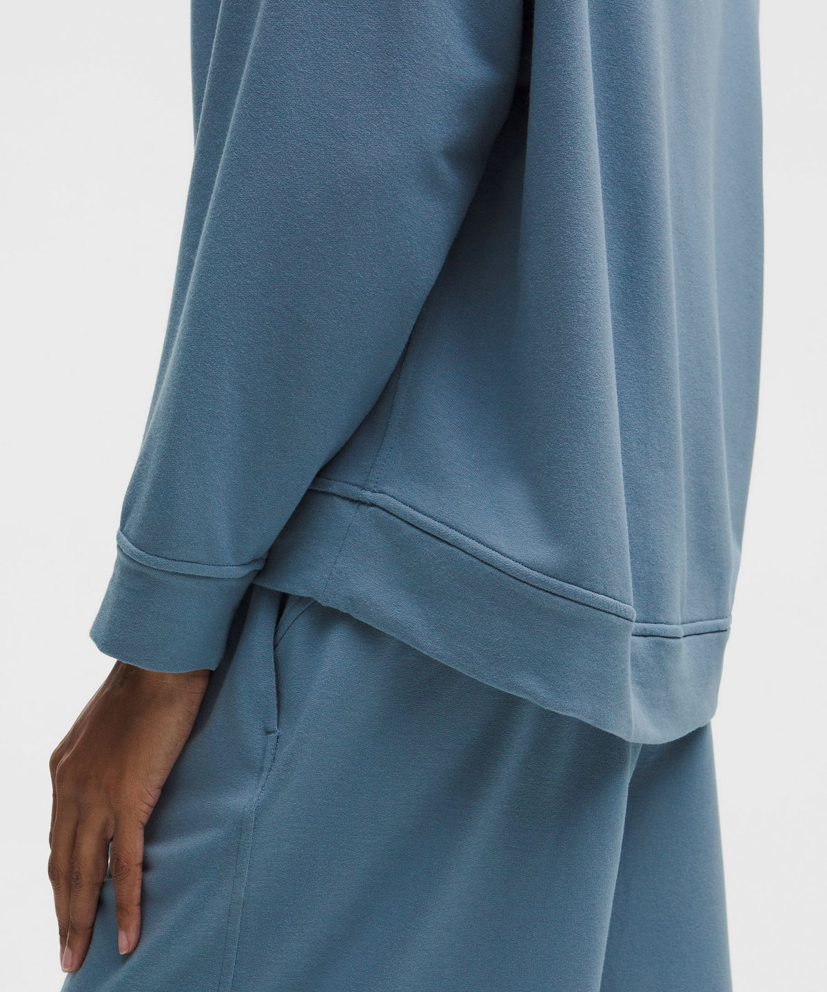 BeCalm Oversized Boatneck Long-Sleeve Shirt