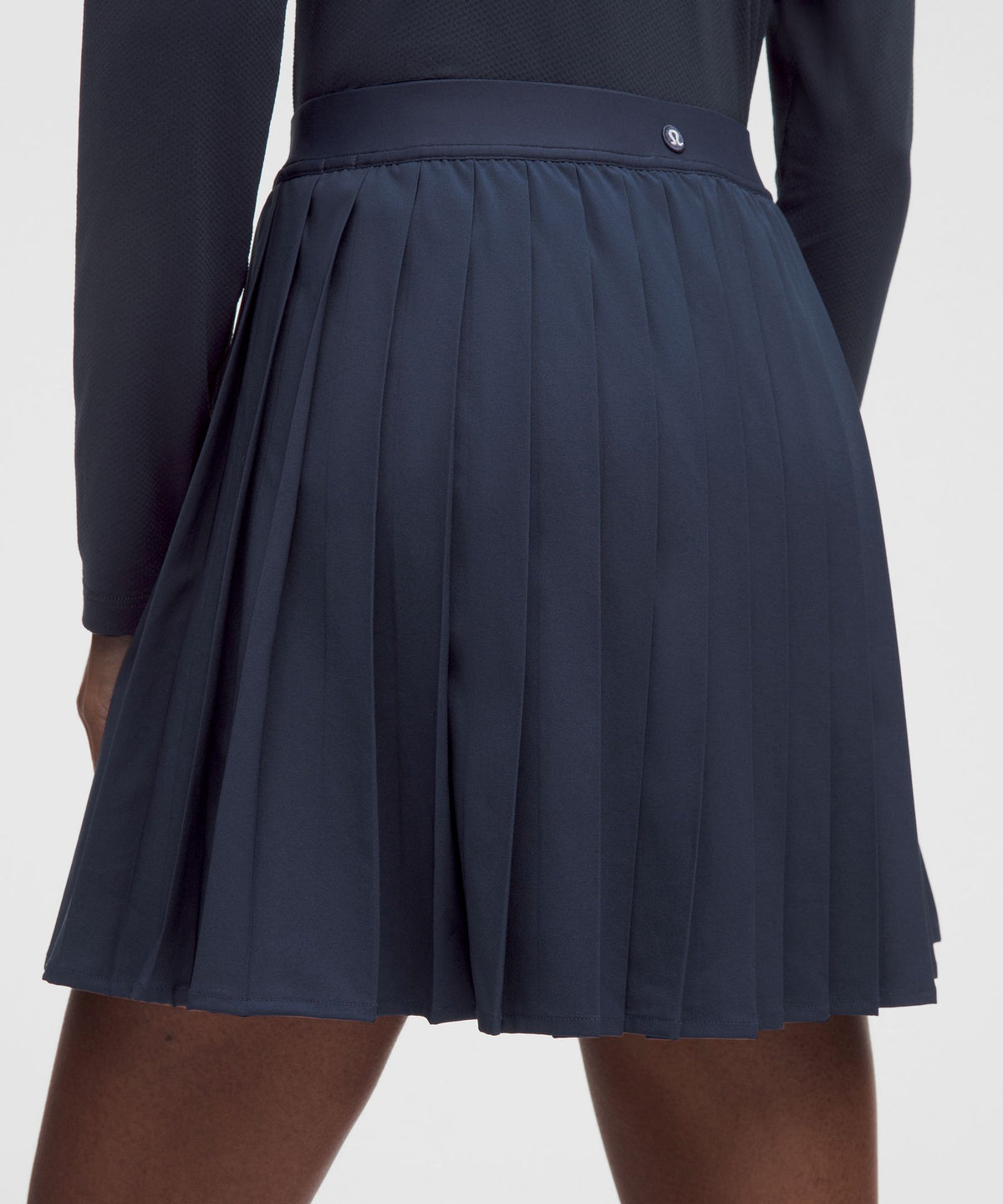 High-Rise Pleated Tennis SkirtLong