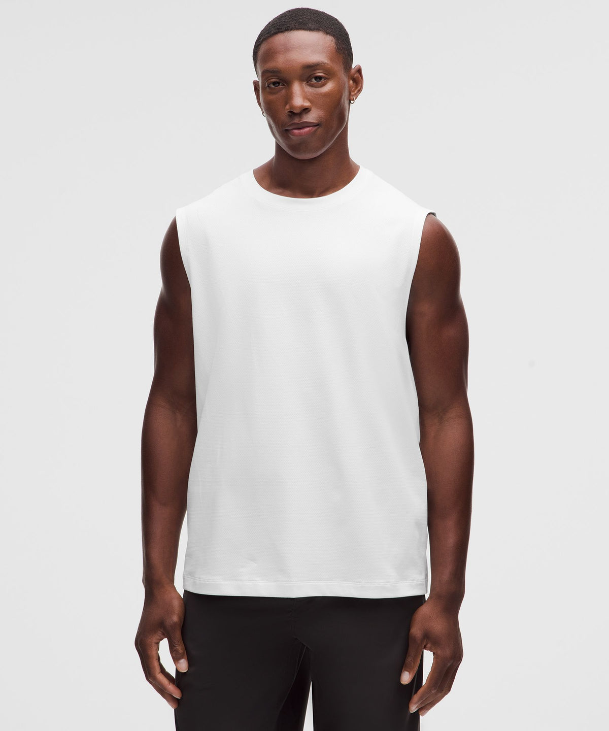 Mesh Soft Jersey Sleeveless Tank Top