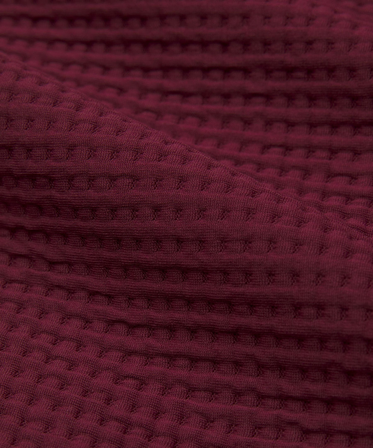 Waffle-Knit Half Zip