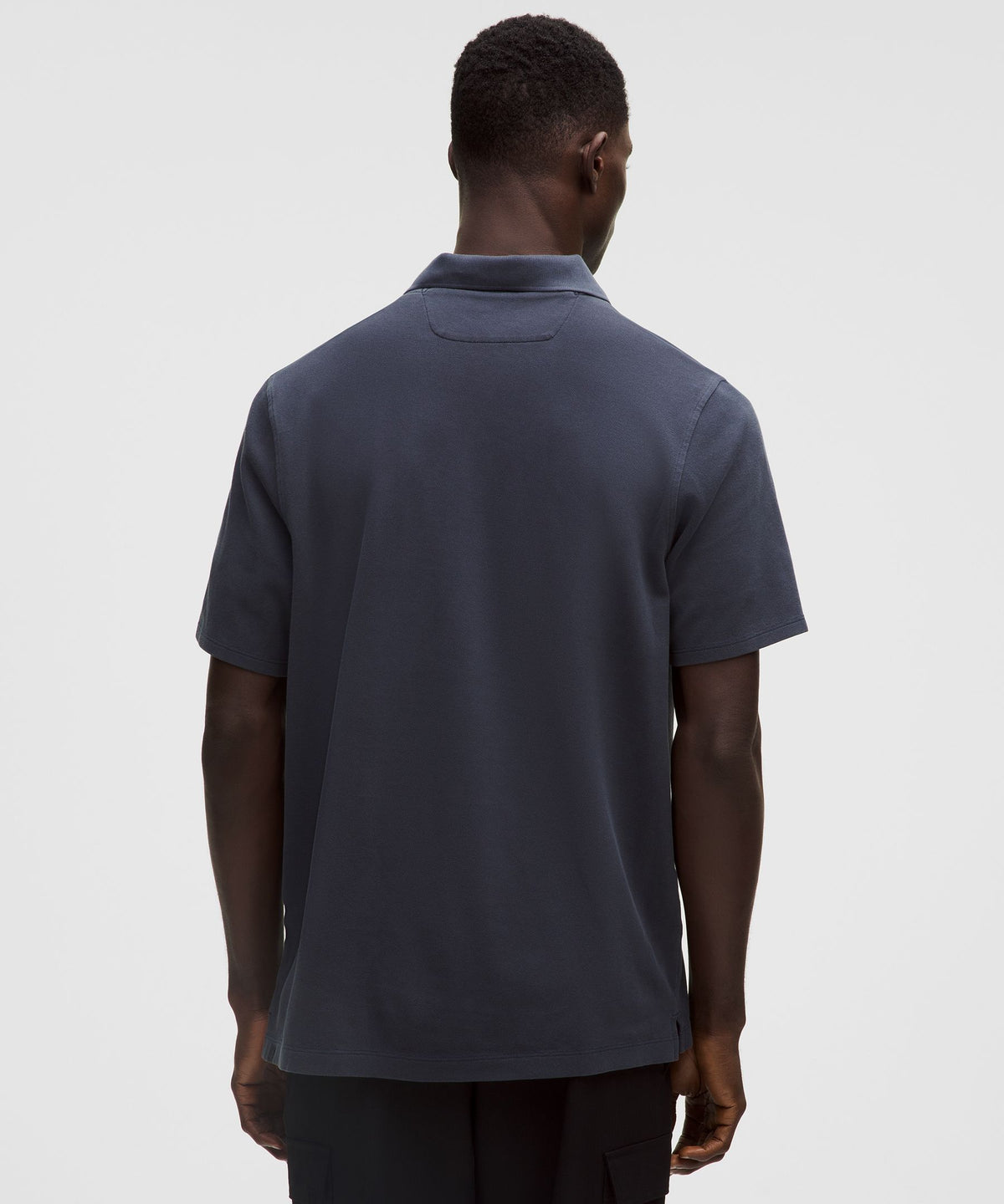 Cotton-Blend Pique Short-Sleeve Polo Shirt