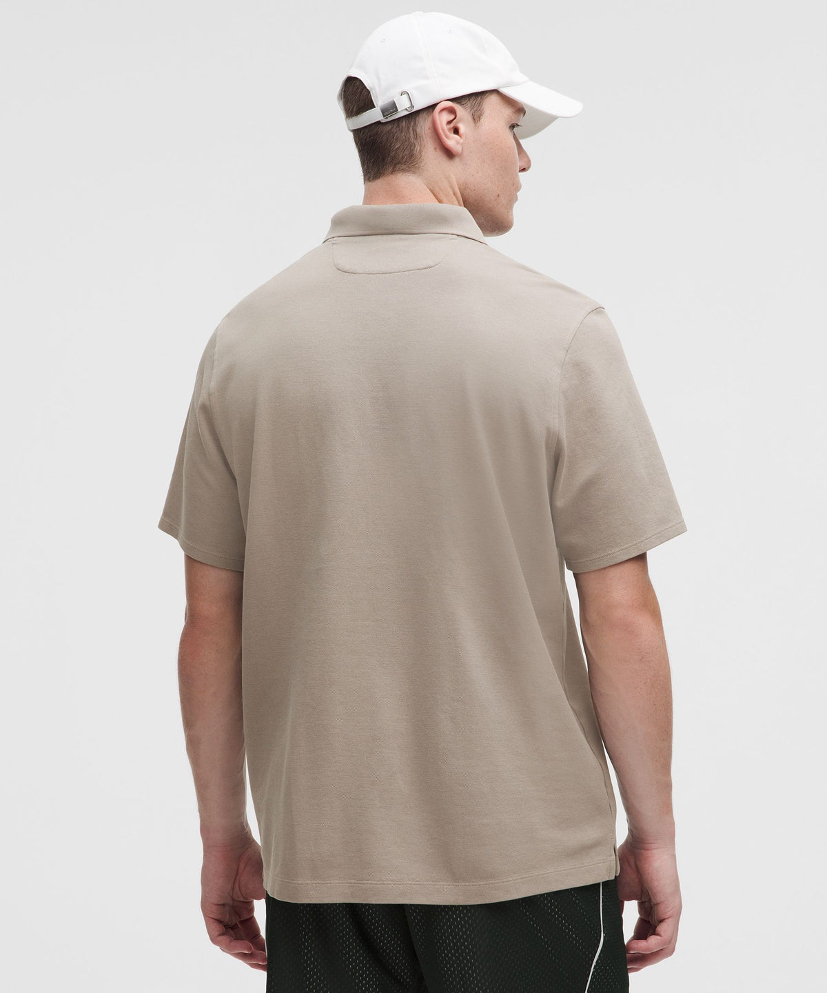 Cotton-Blend Pique Short-Sleeve Polo Shirt
