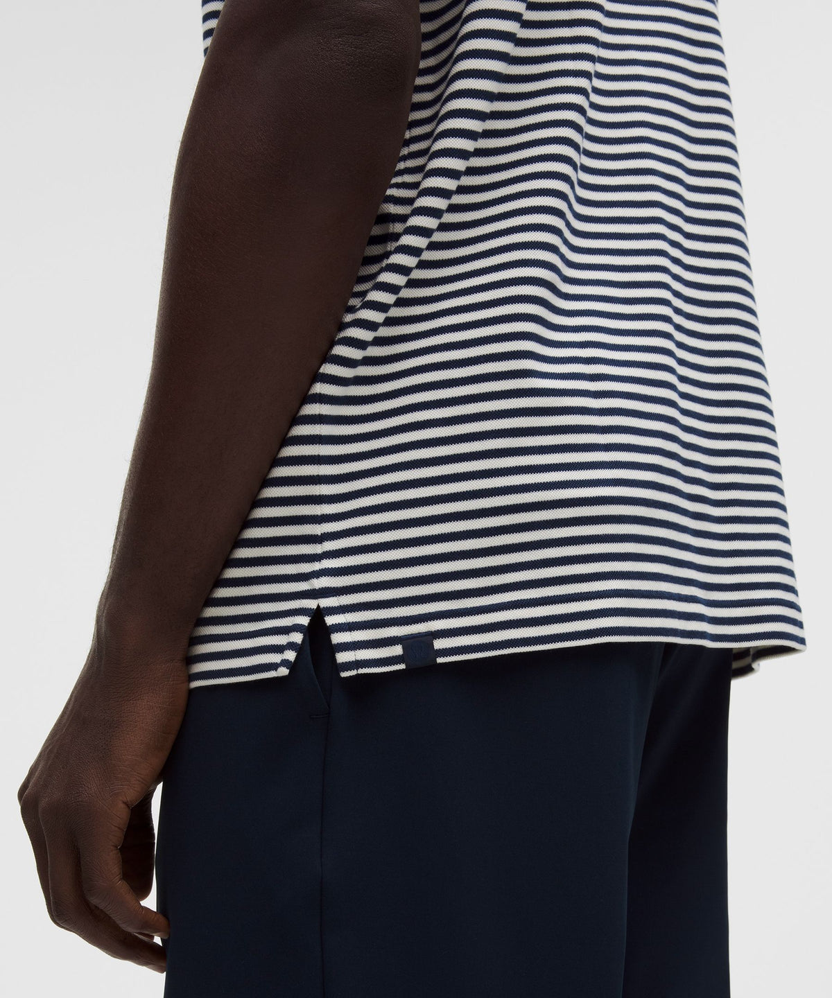 Cotton-Blend Pique Short-Sleeve Polo Shirt