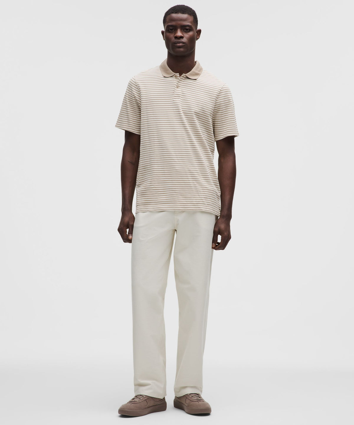 Cotton-Blend Pique Short-Sleeve Polo Shirt