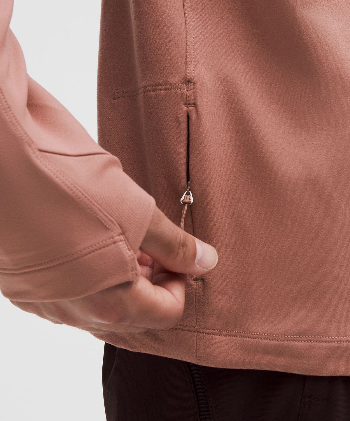 Rulu Fleece Half-Zip Long-Sleeve Shirt
