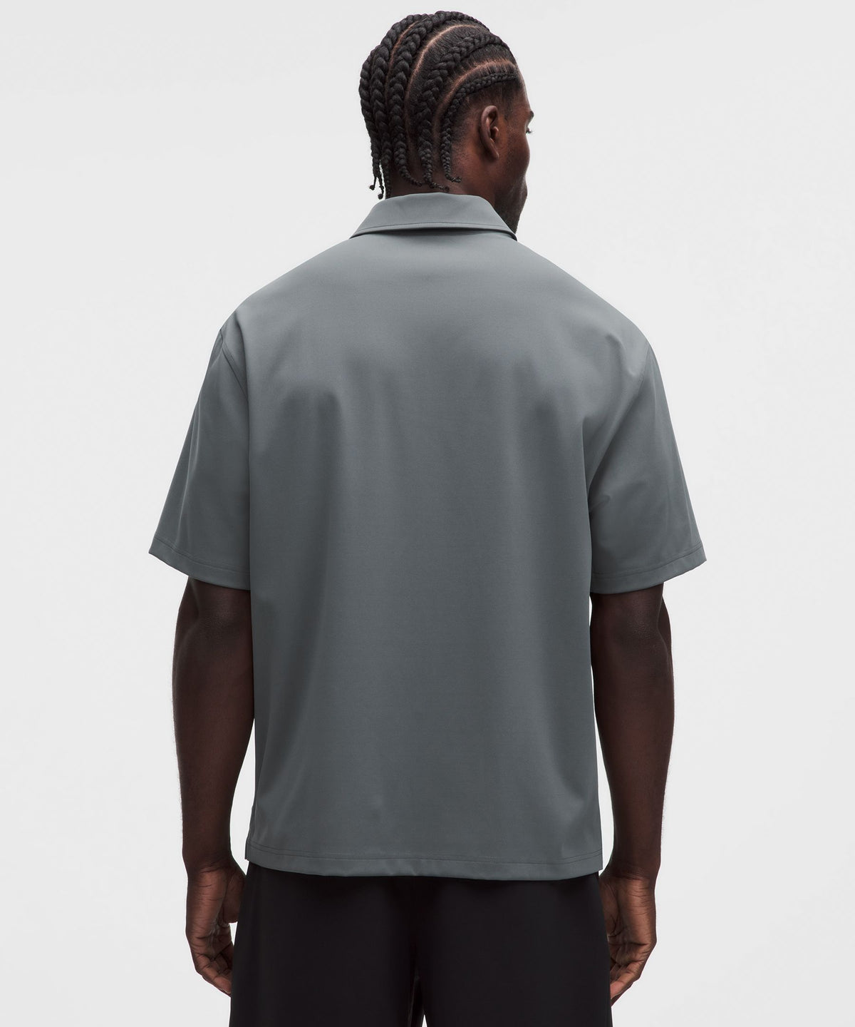 Daydrift Oversized Zip-Neck Polo Shirt