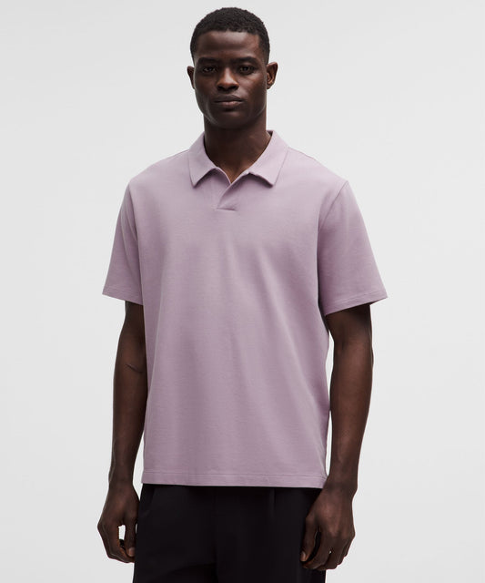 Pique Performer Johnny-Collar Short-Sleeve Shirt