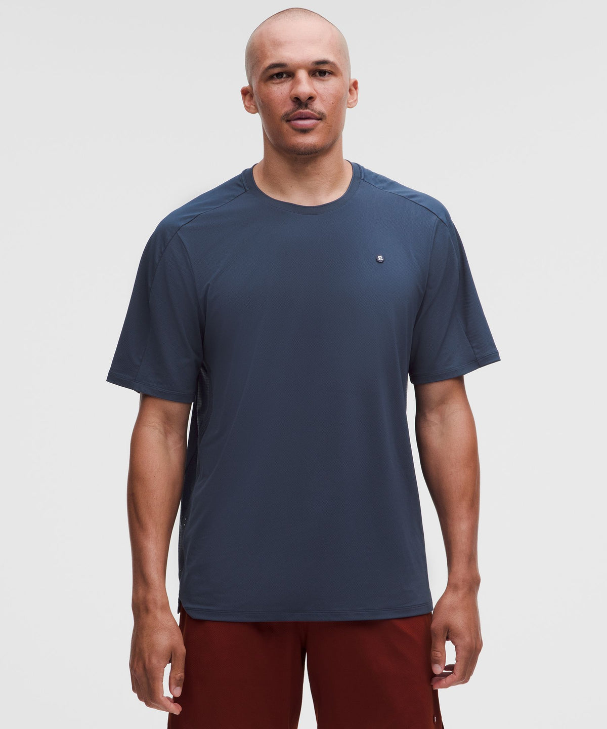 UV-Protective Mesh Panelled Tennis Shirt