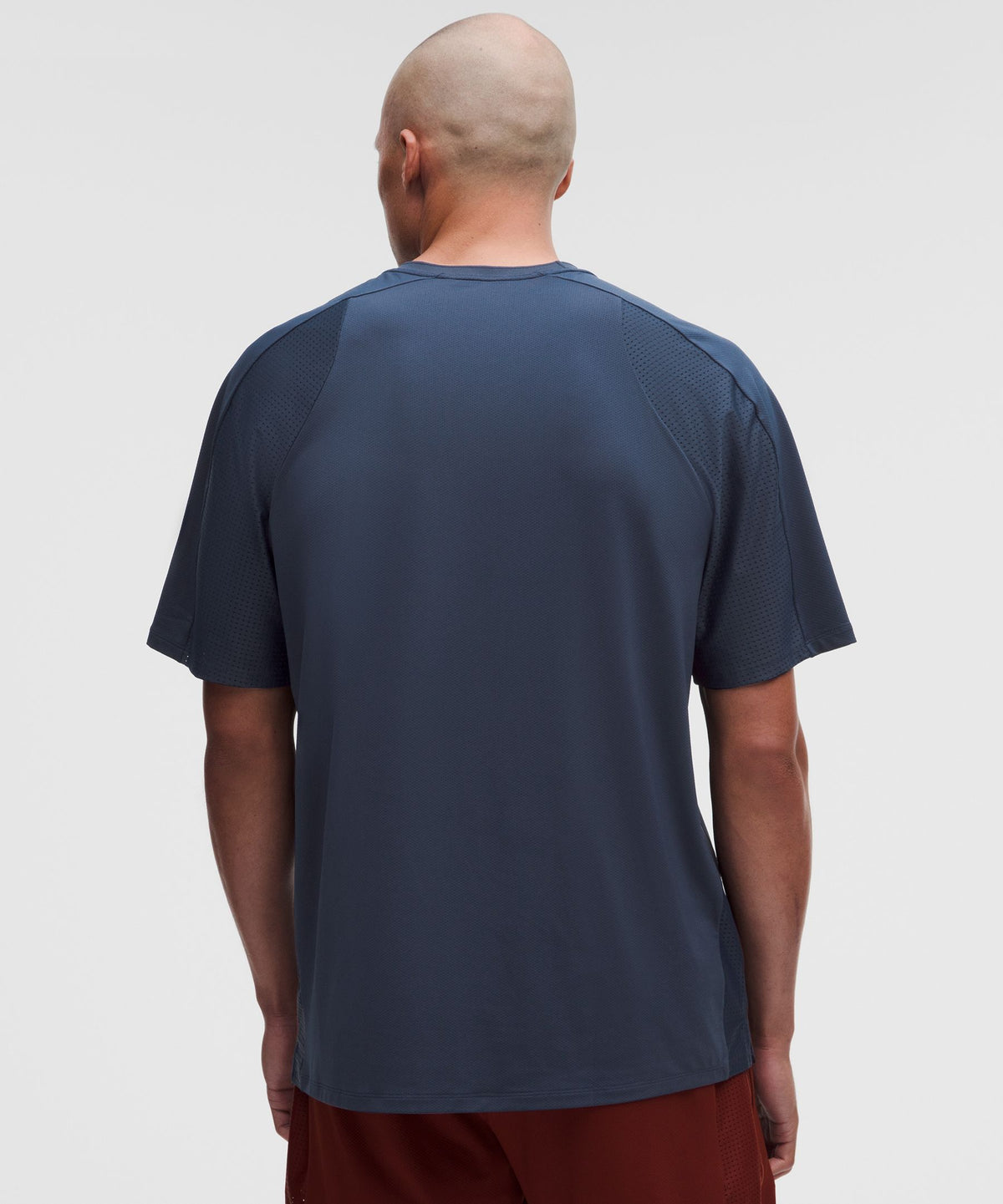 UV-Protective Mesh Panelled Tennis Shirt
