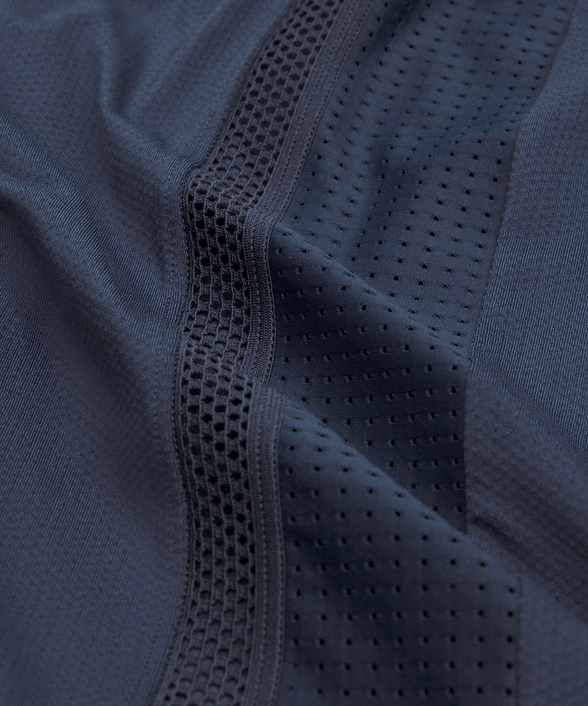 UV-Protective Mesh Panelled Tennis Shirt