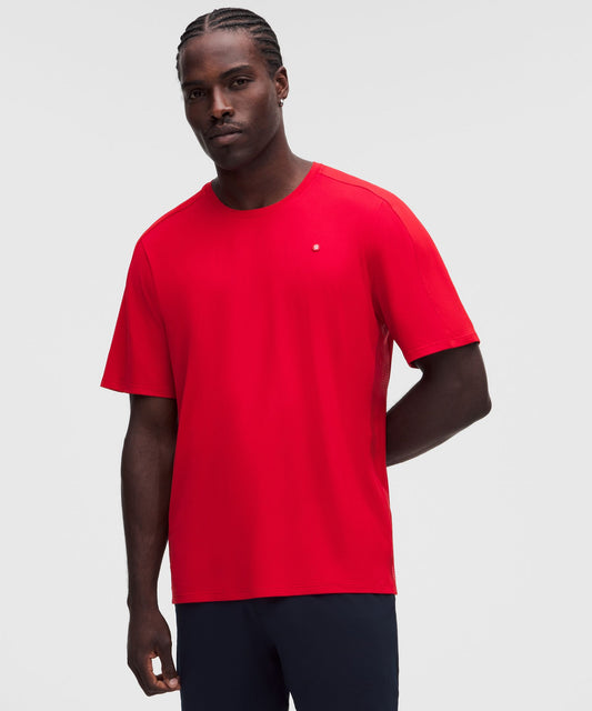 UV-Protective Mesh Panelled Tennis Shirt