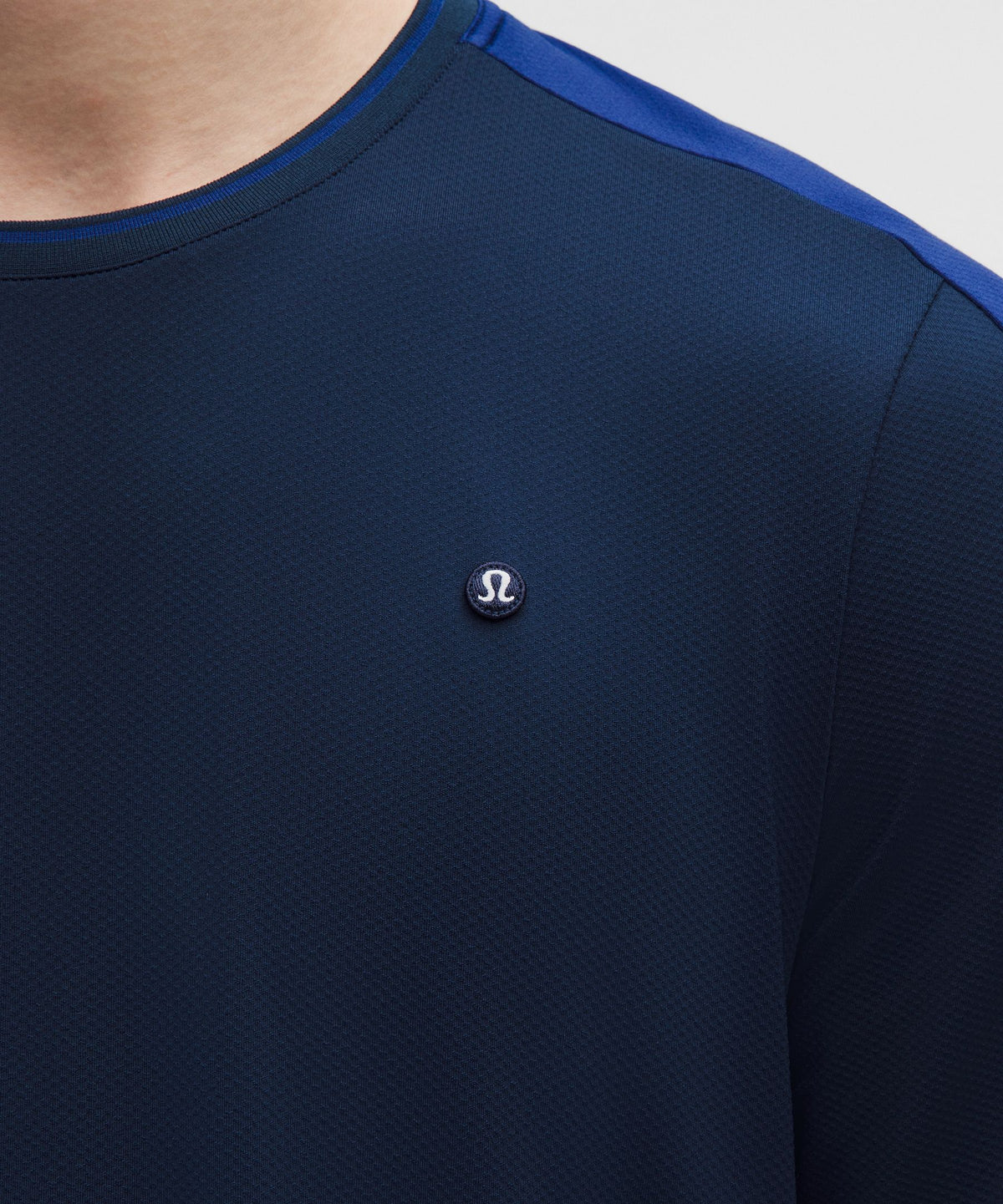 UV-Protective Mesh Panelled Tennis Shirt