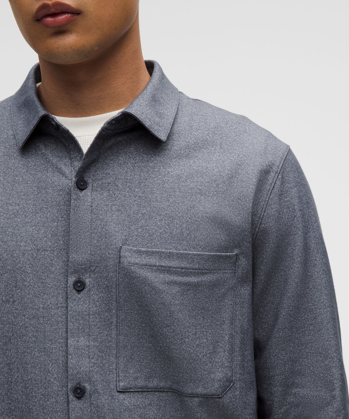 Brushed Woven Overshirt