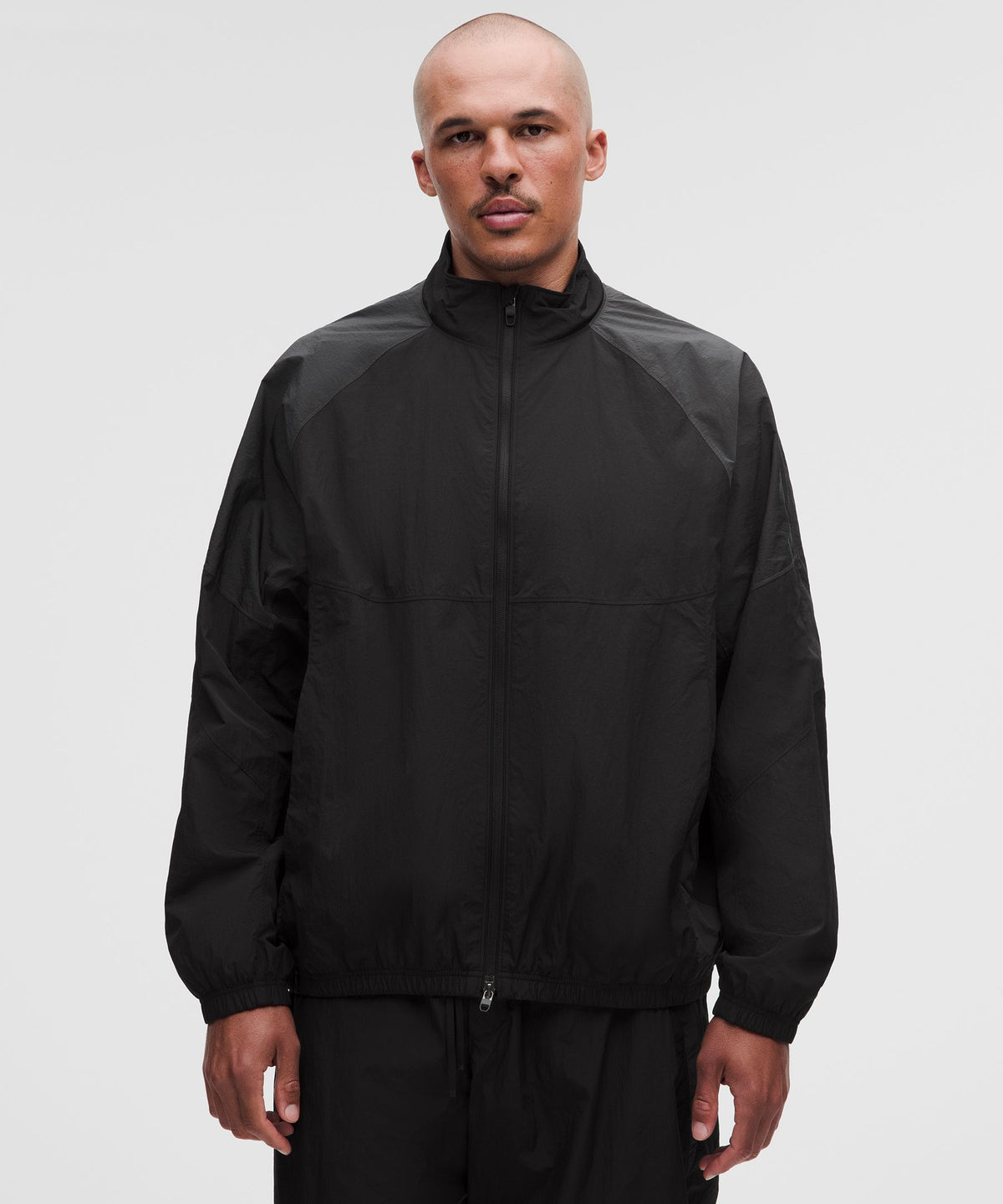 Nylon Oversized Track Jacket