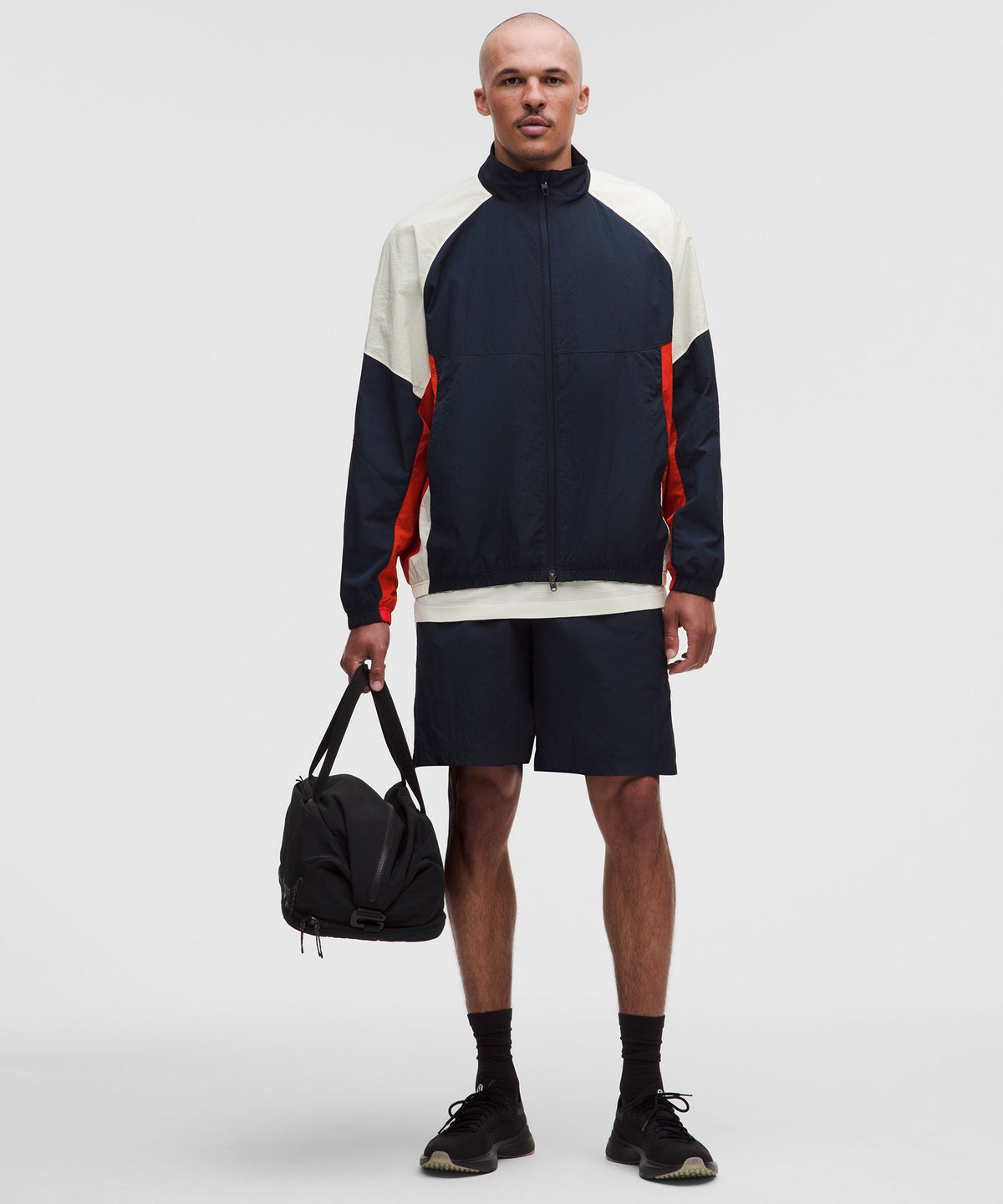 Nylon Oversized Track Jacket