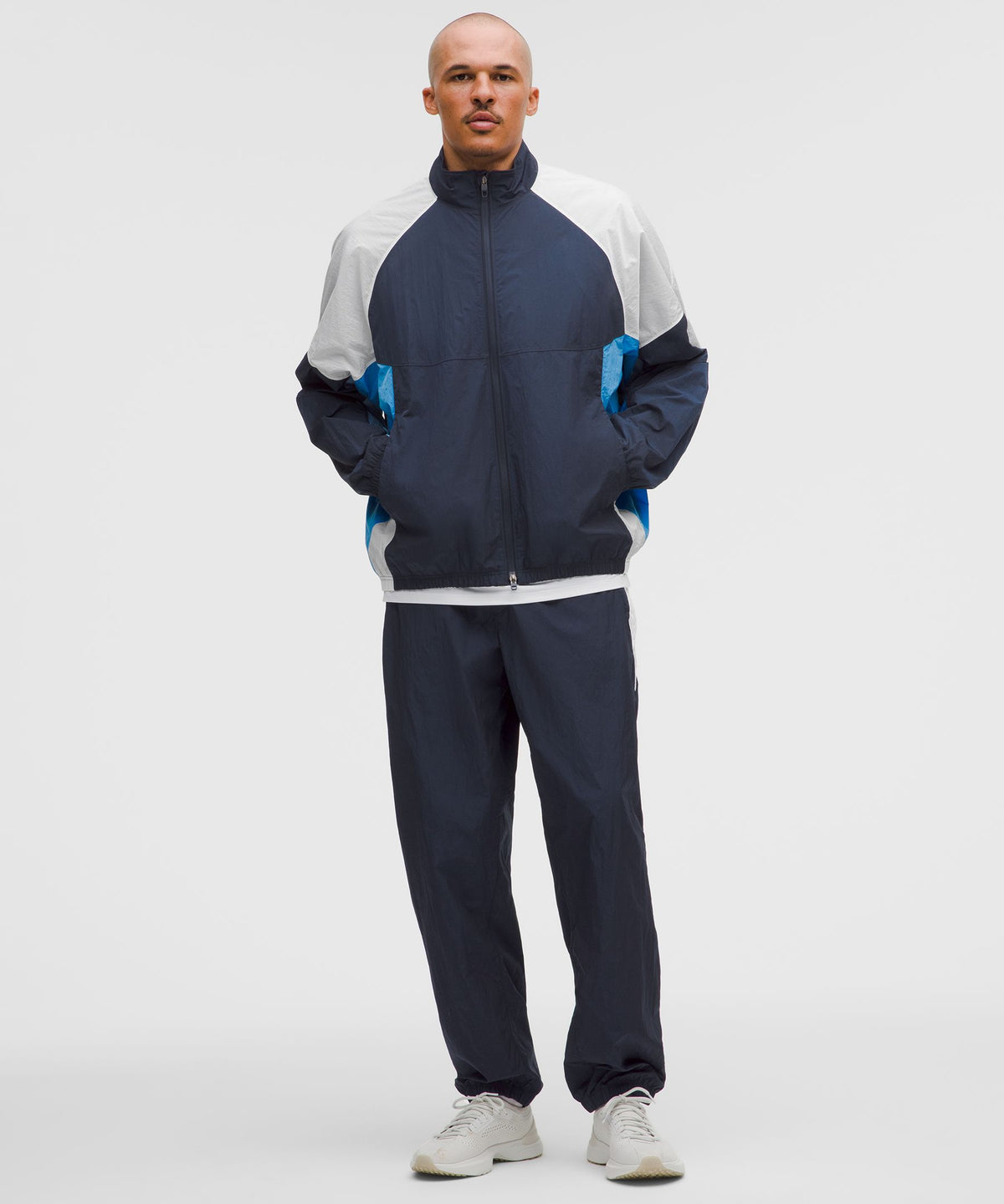 Nylon Oversized Track Jacket