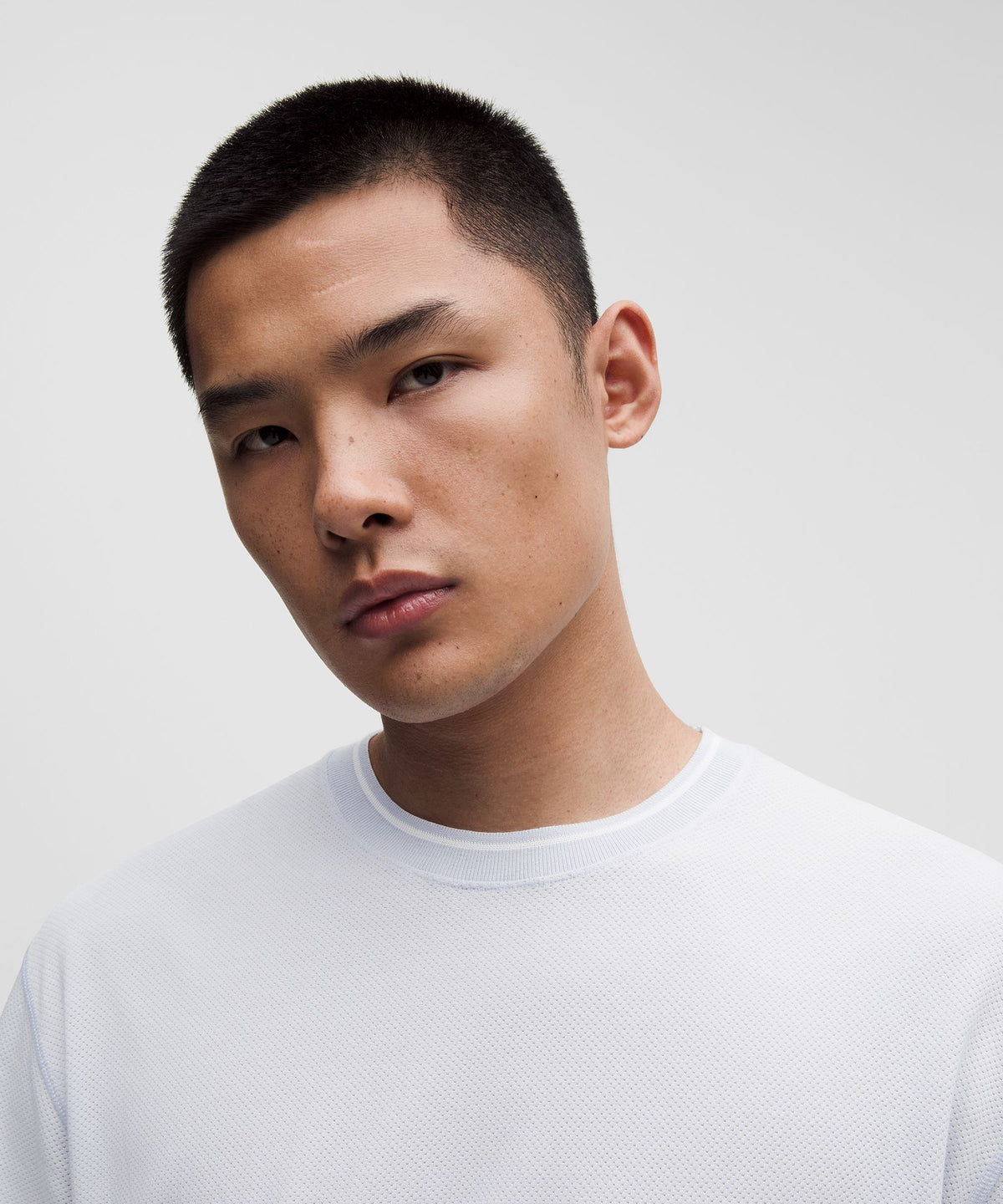 Mesh-Knit Jersey Short-Sleeve Shirt