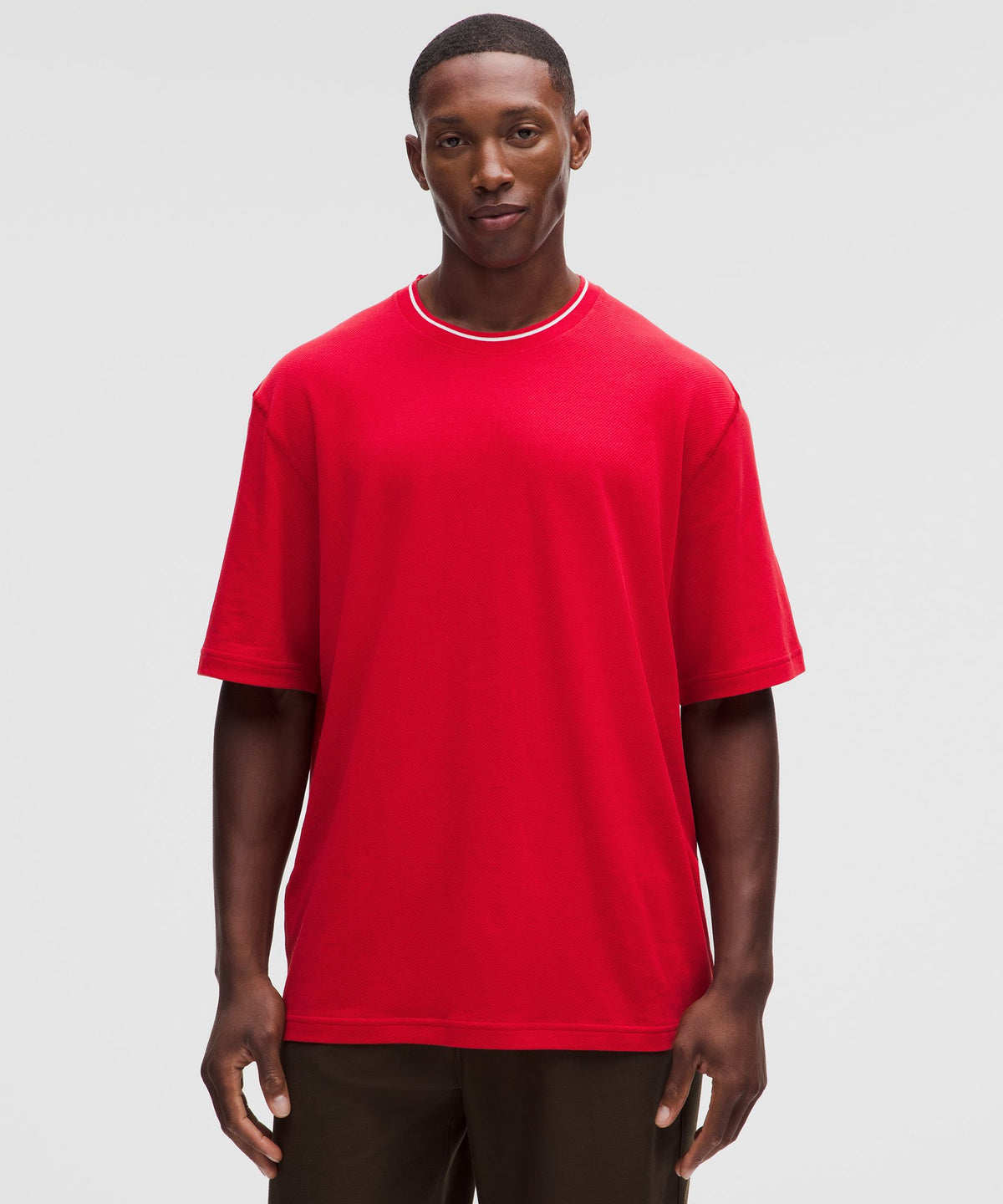 Mesh-Knit Jersey Short-Sleeve Shirt