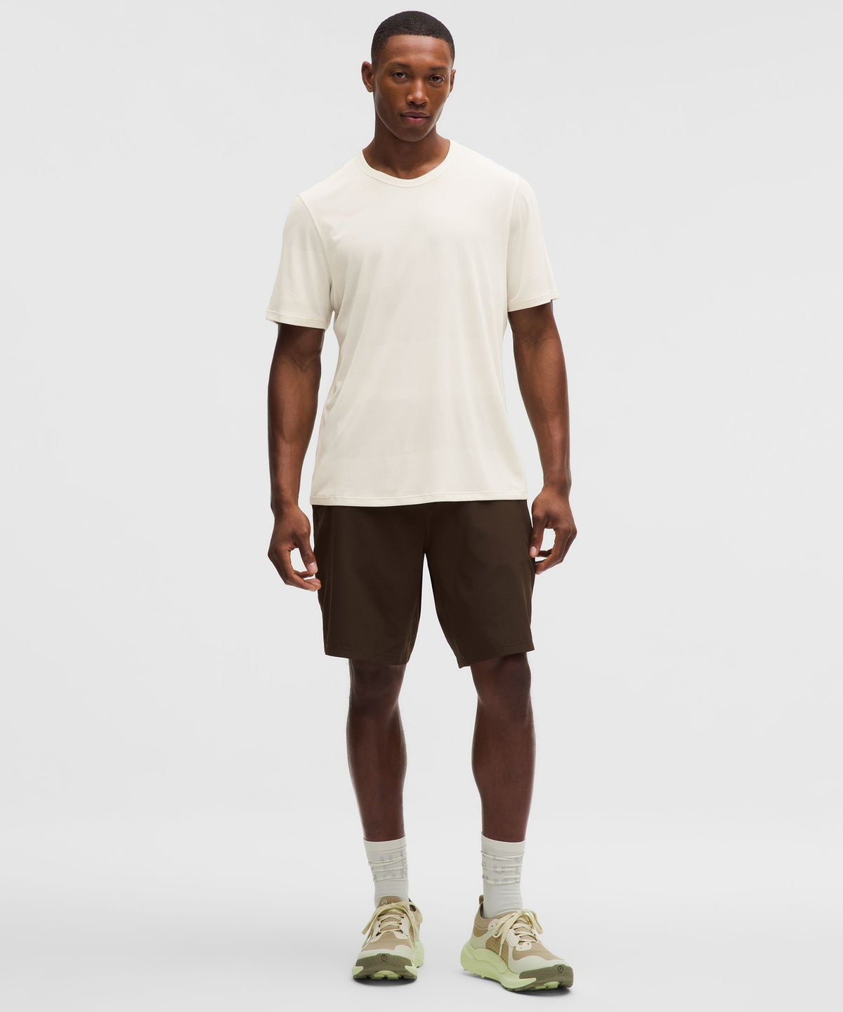 Men's Fast and Free Short-Sleeve ShirtPerforated Stripe