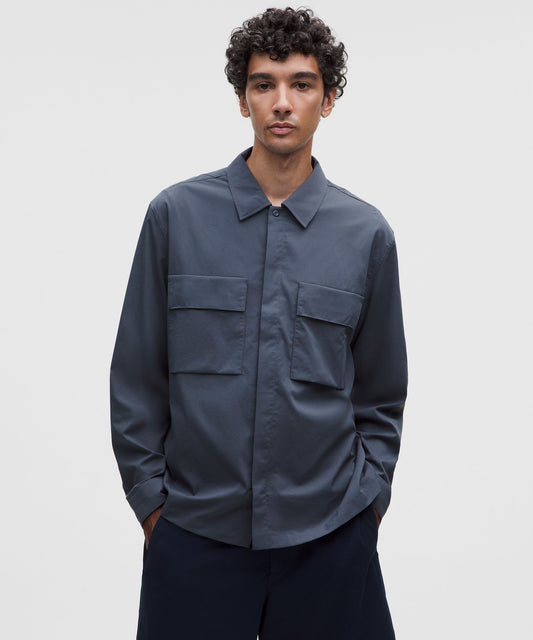 Unshaken Long-Sleeve Collared Shirt