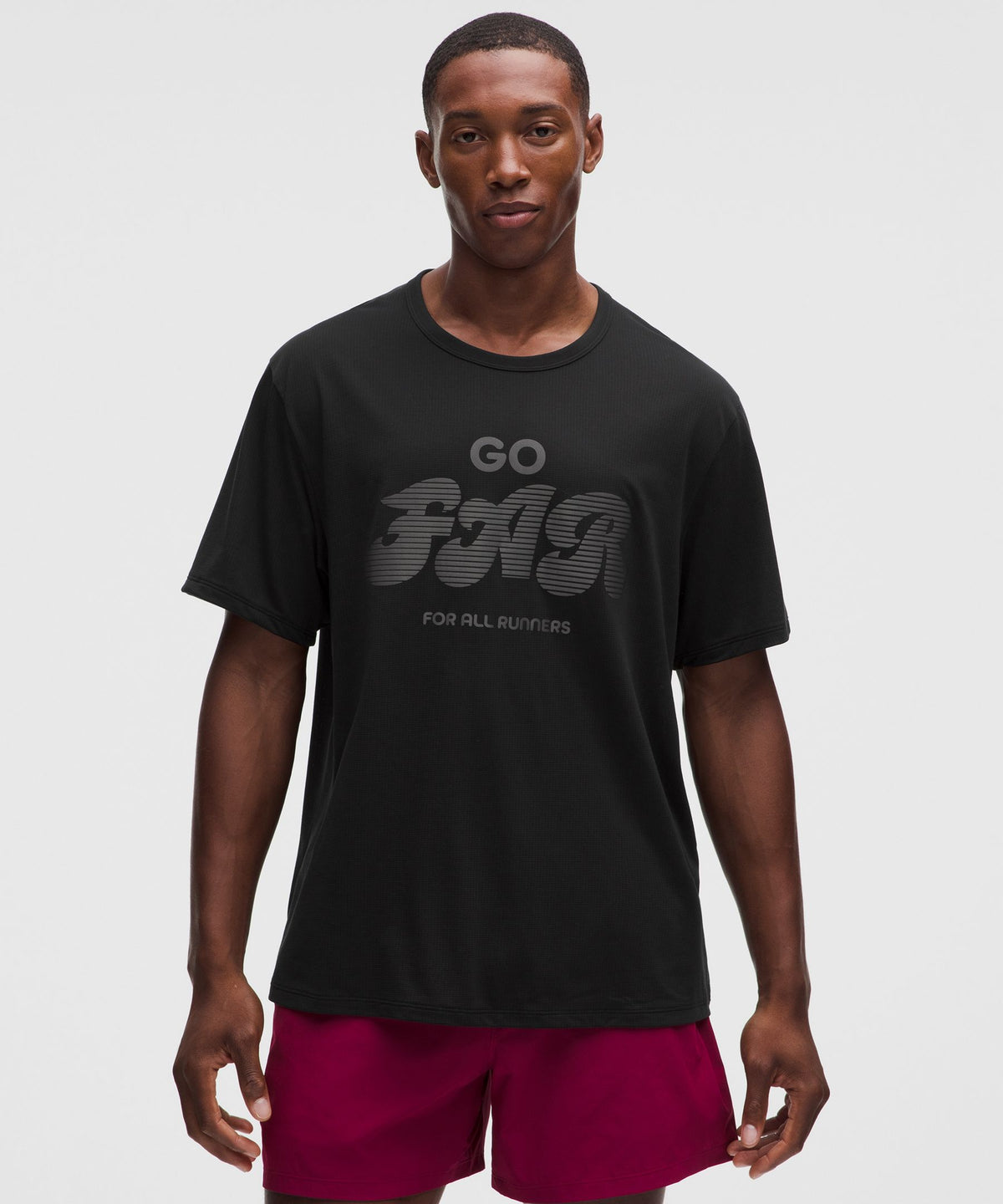 Mile Maker Mesh Short-Sleeve ShirtRun Graphic