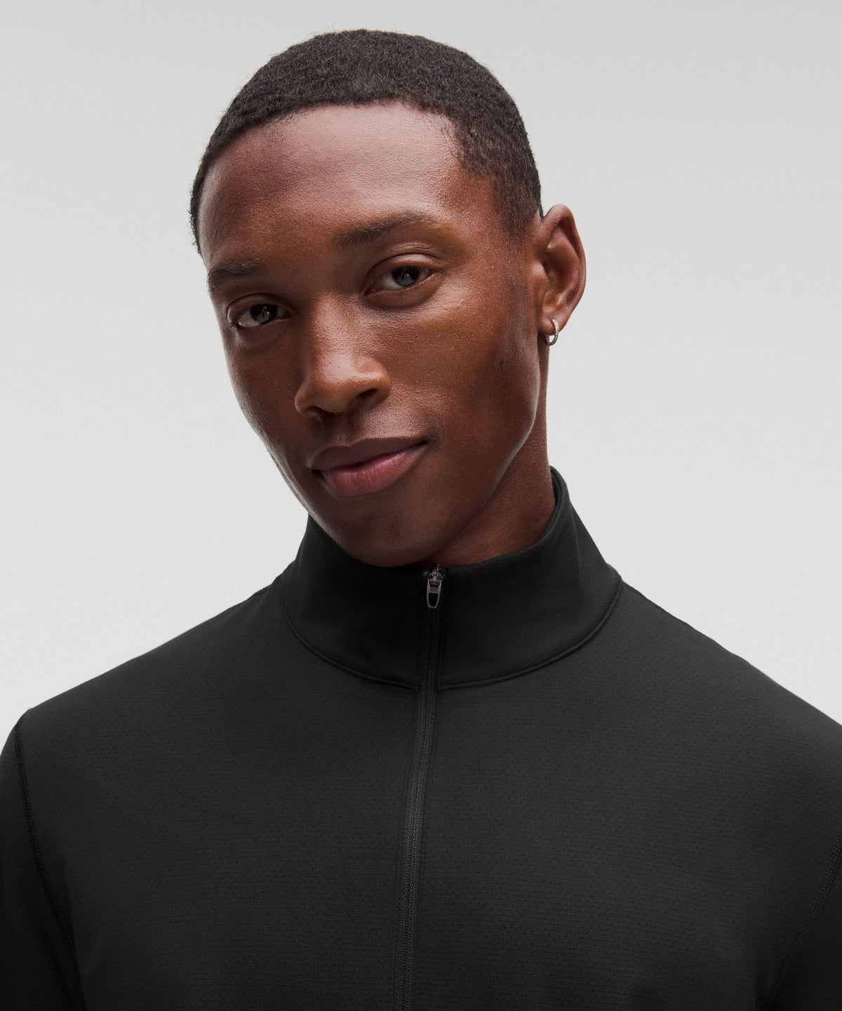 Mesh Soft Jersey Half Zip