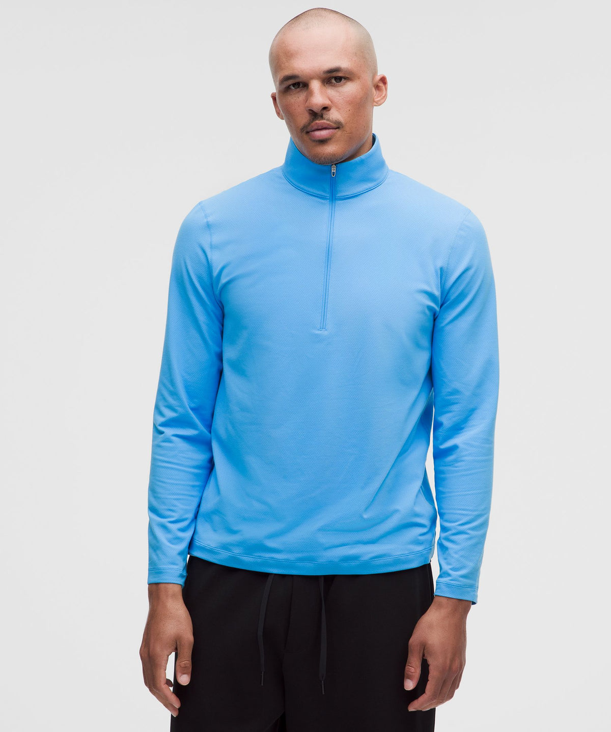 Mesh Soft Jersey Half Zip