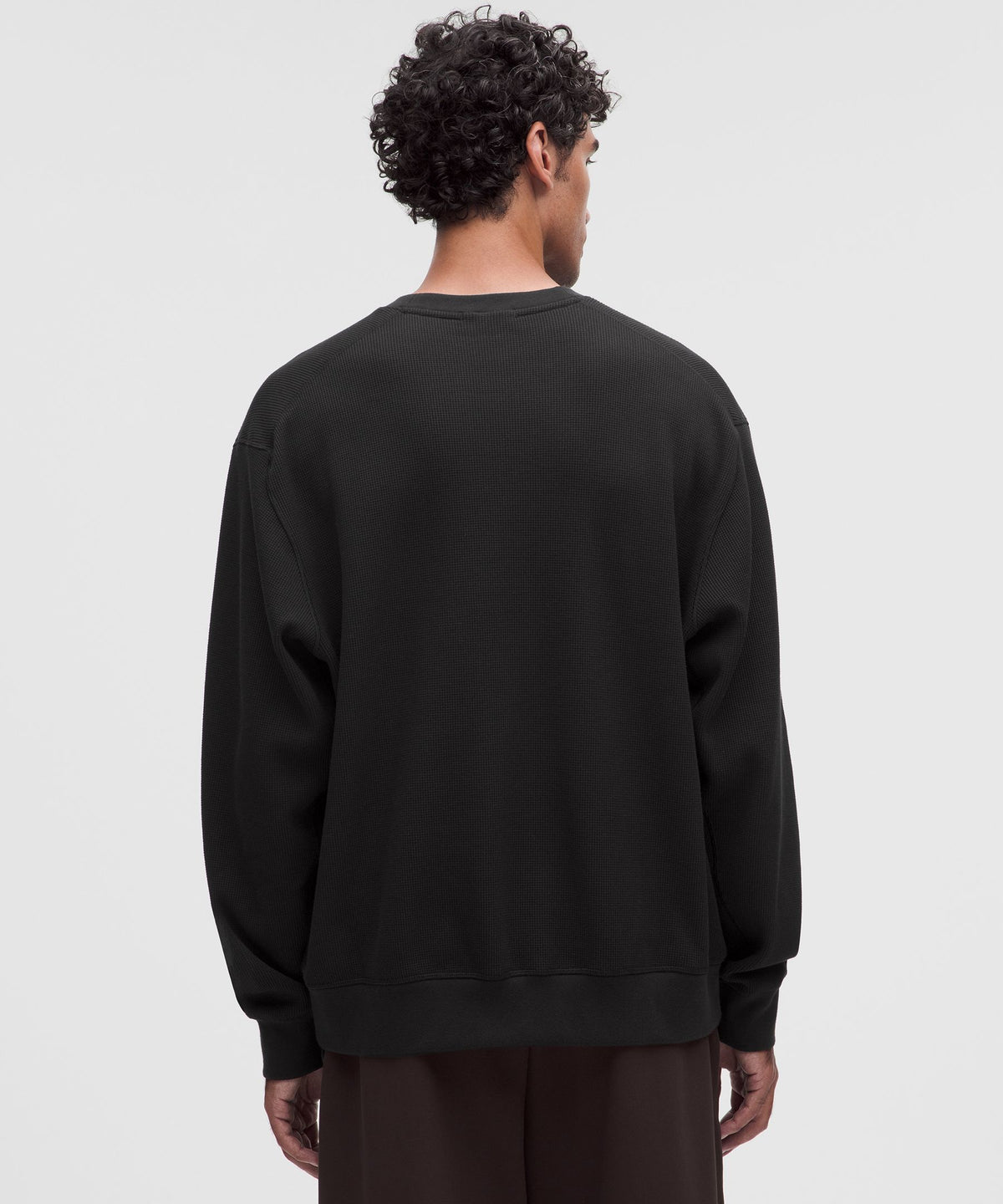 Cotton-Blend Waffle-Knit Long Sleeve