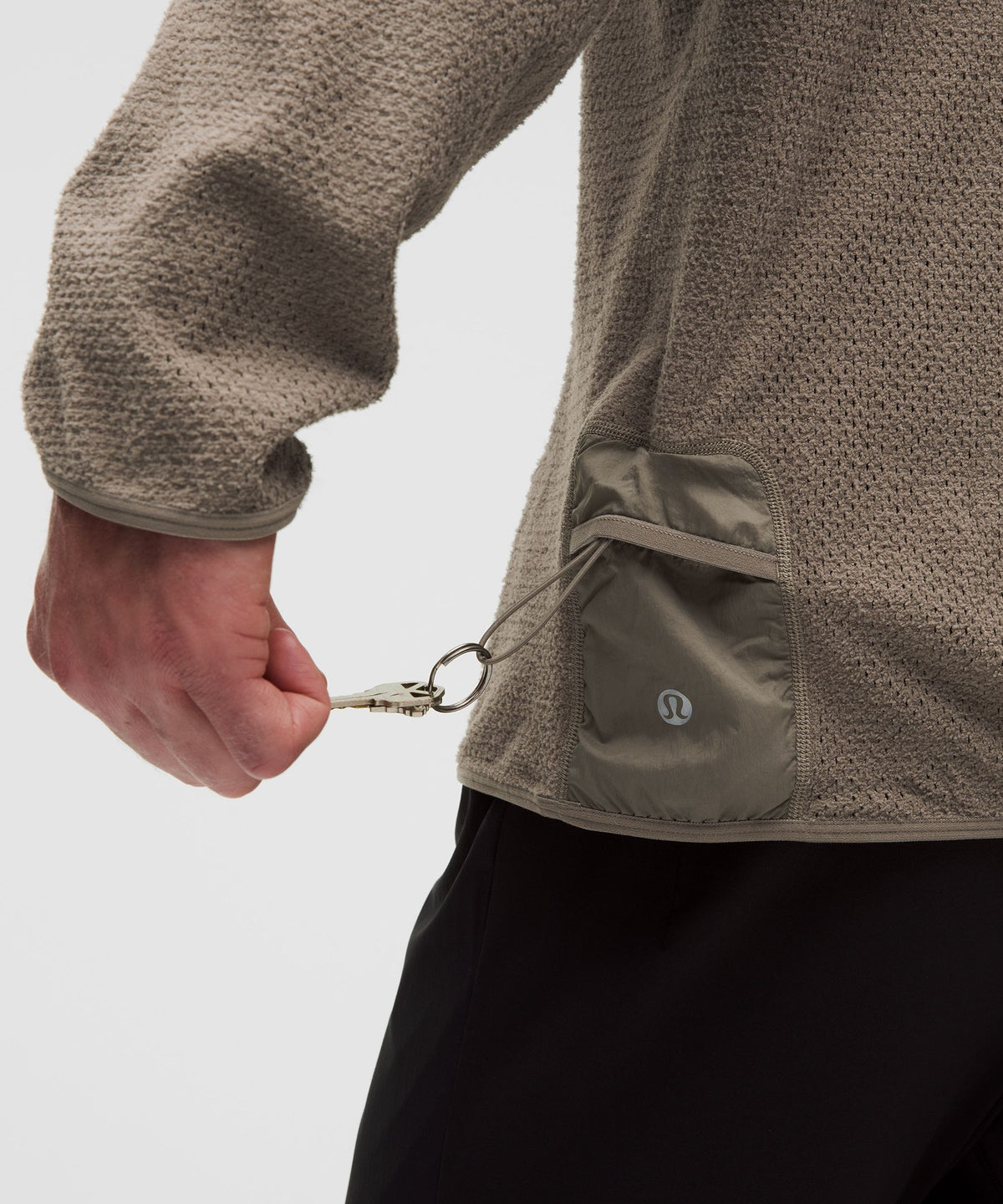 Mesh Fleece Running Hoodie