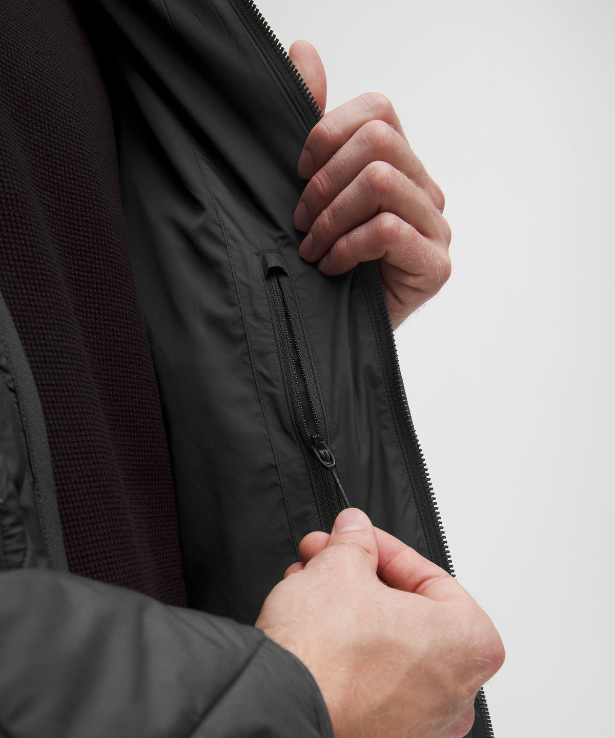 Diamond-Quilted Liner Jacket