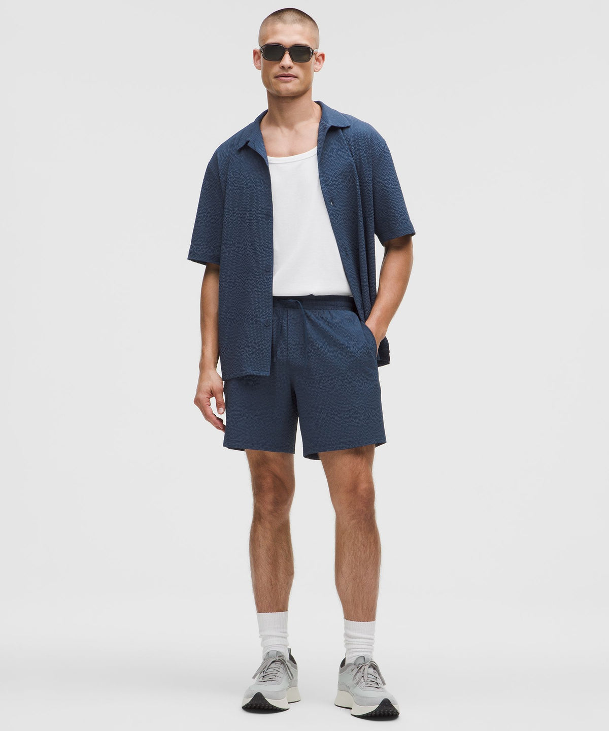 Textured Swim Short 7"Linerless
