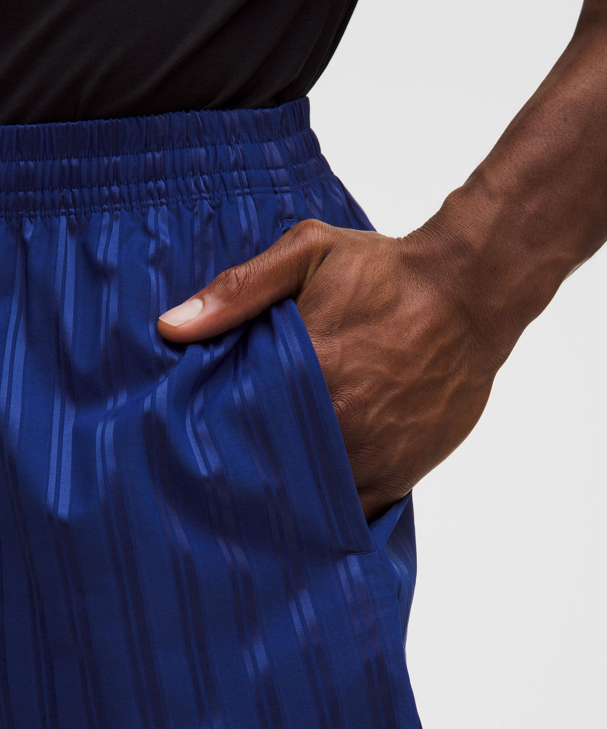 Satin Stripe Linerless Short 7"
