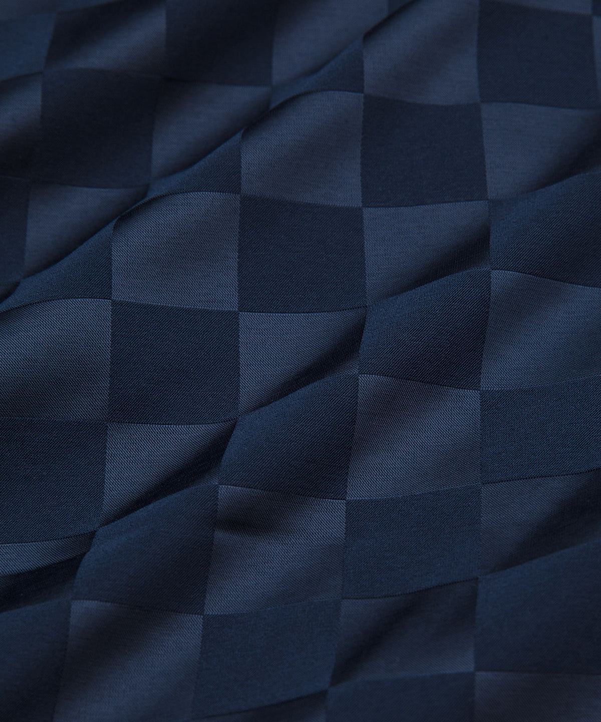 Checkerboard Satin Linerless Gym Short 7"