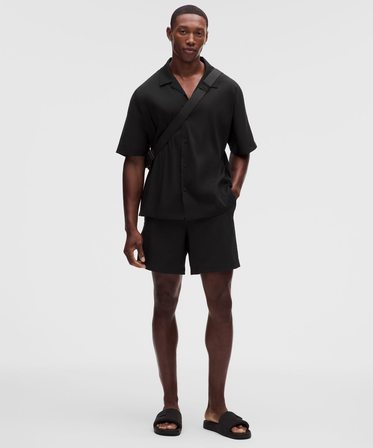 Crinkle Nylon Swim Short 7"Linerless