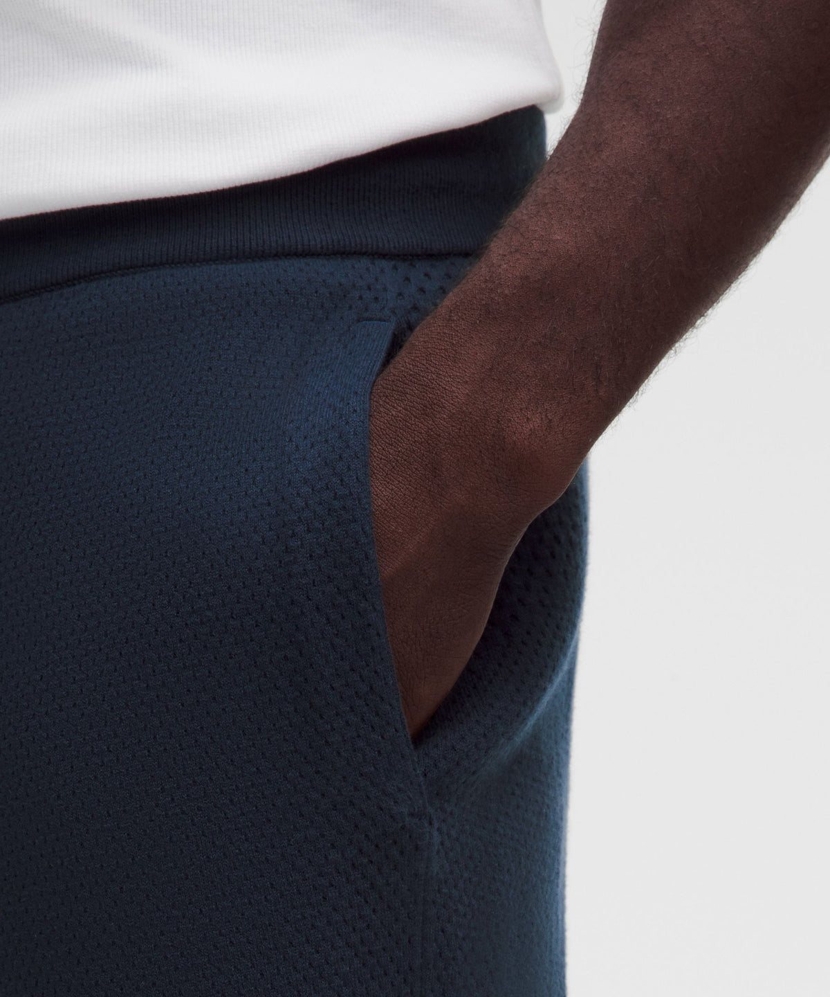 Cotton-Blend Knit Short 7"
