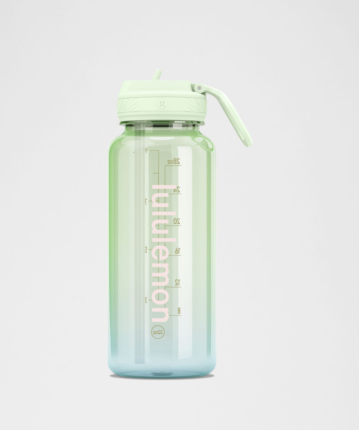 Back to Life Clear Bottle 32ozStraw Lid