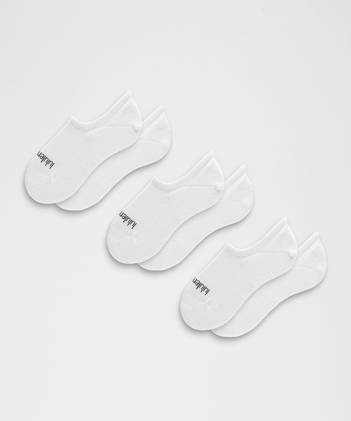 Unisex Daily Essential No-Show Socks3 Pack