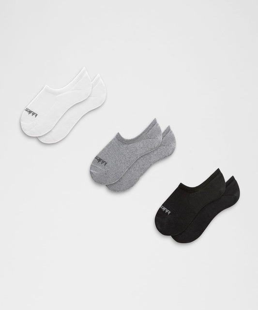 Unisex Daily Essential No-Show Socks3 Pack