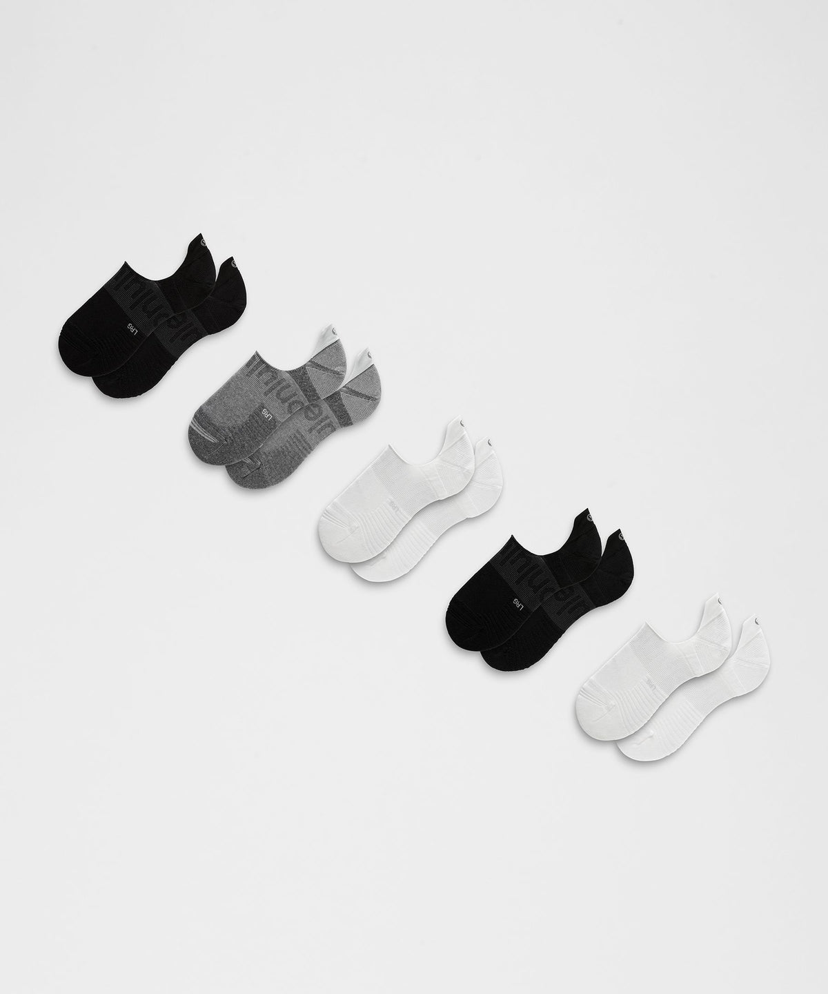 Unisex Power Stride No-Show Socks5 Pack
