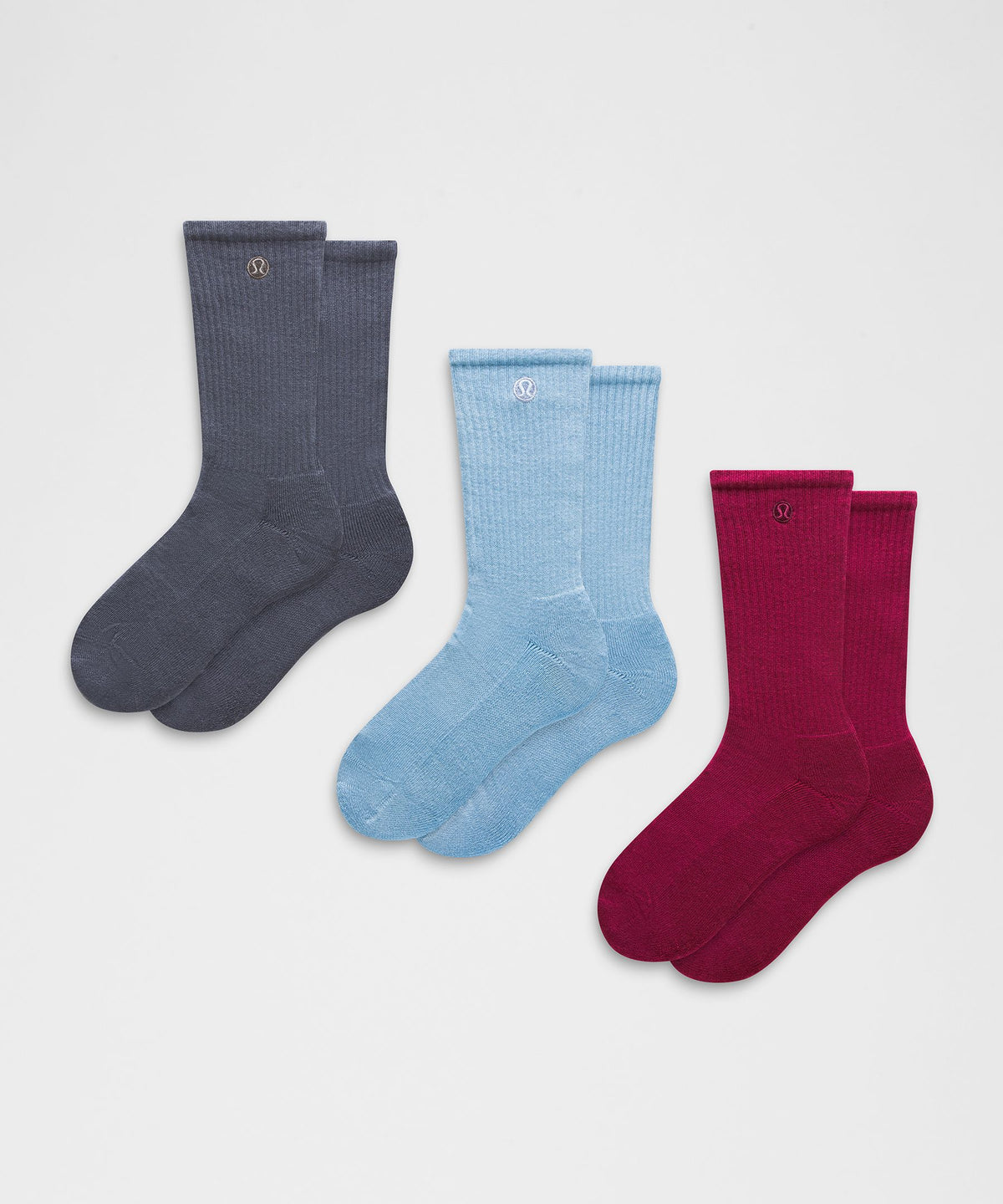 Unisex Daily Essential Crew Socks3 Pack