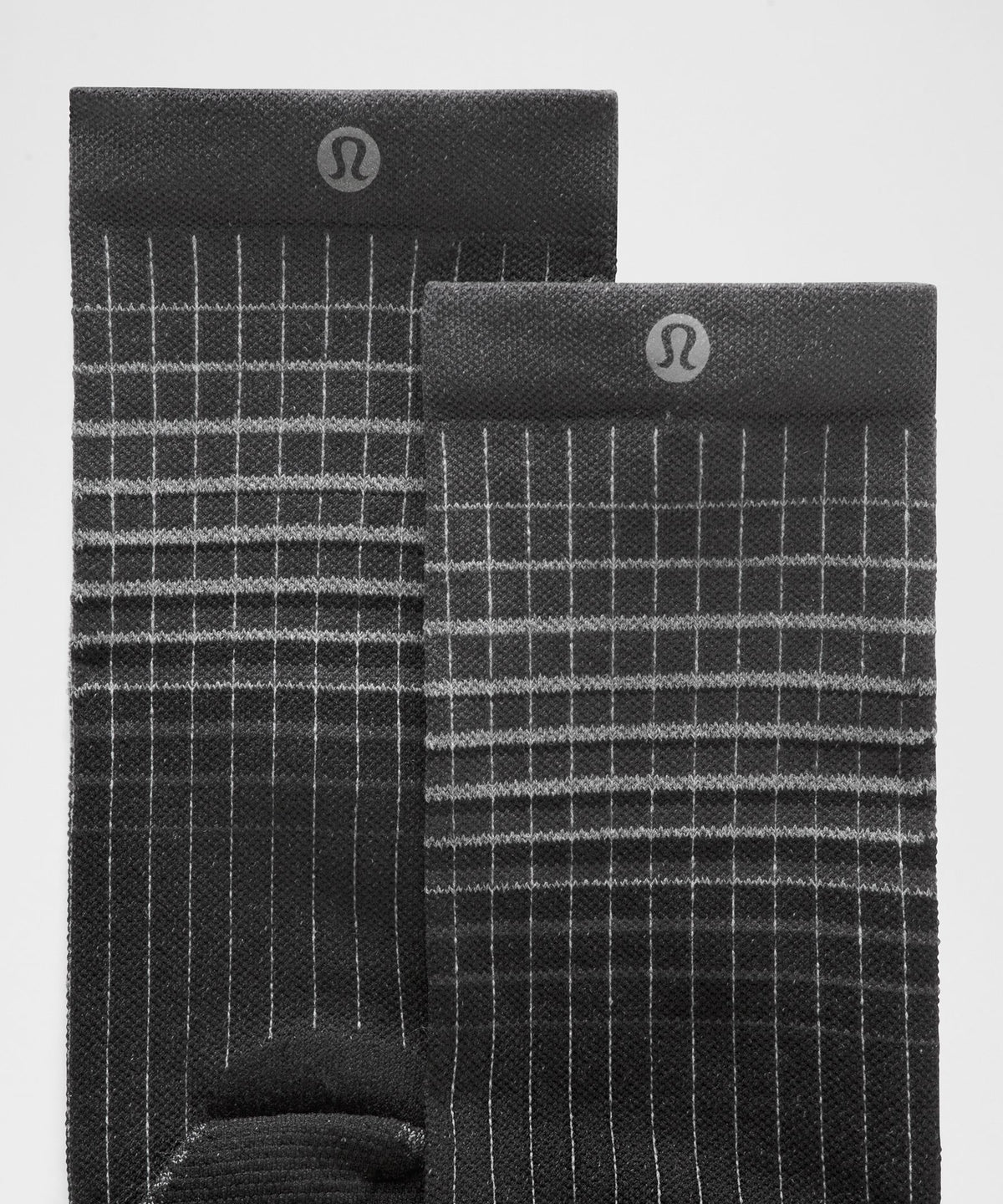 Unisex Power Stride Crew SocksReflective Grid