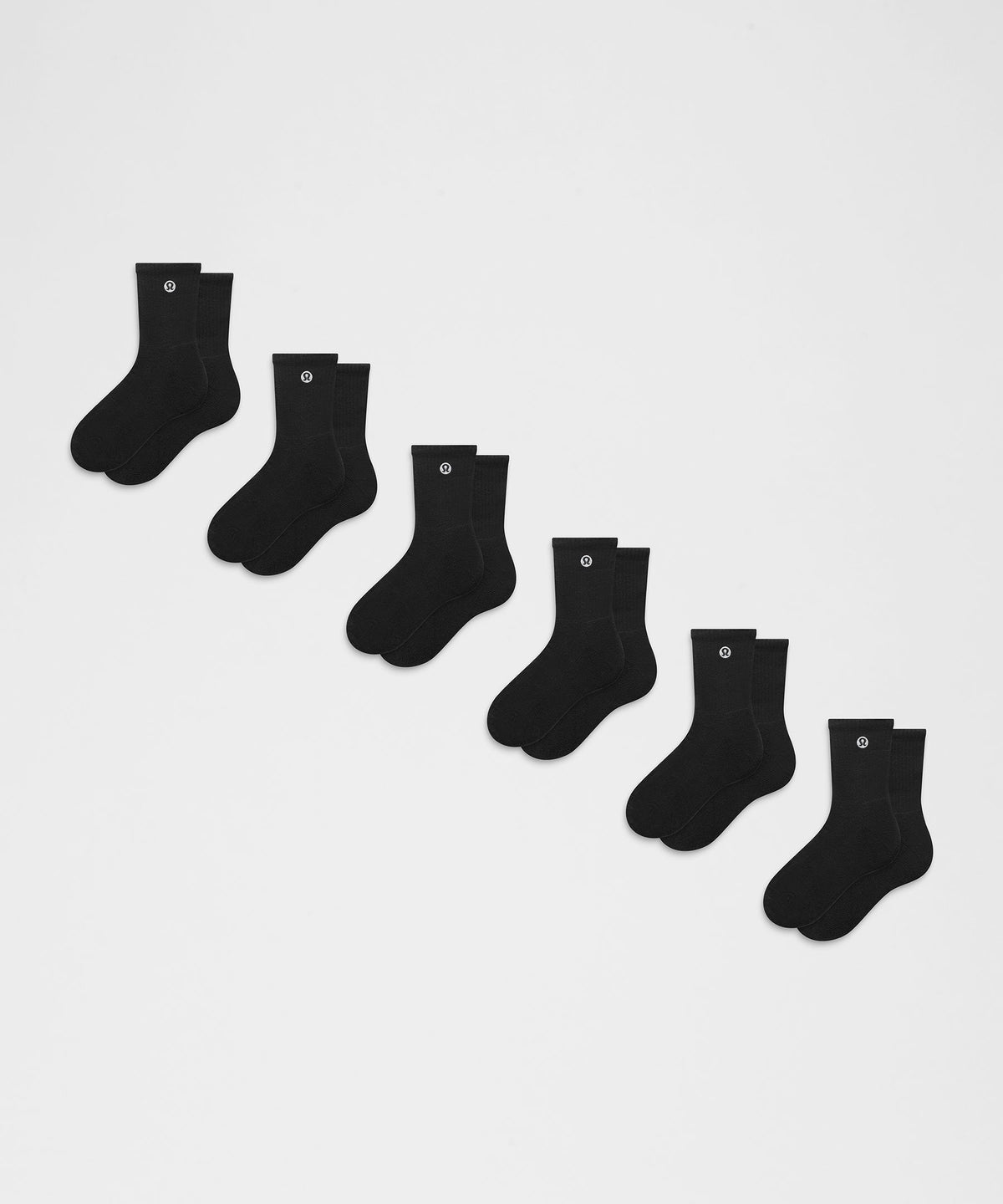 Unisex Daily Essential Quarter Socks6 Pack
