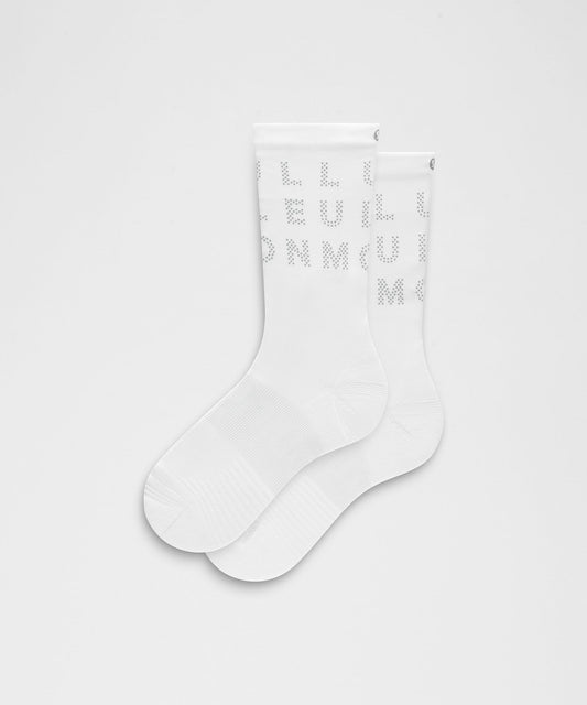 Unisex Power Stride Crew SocksReflective