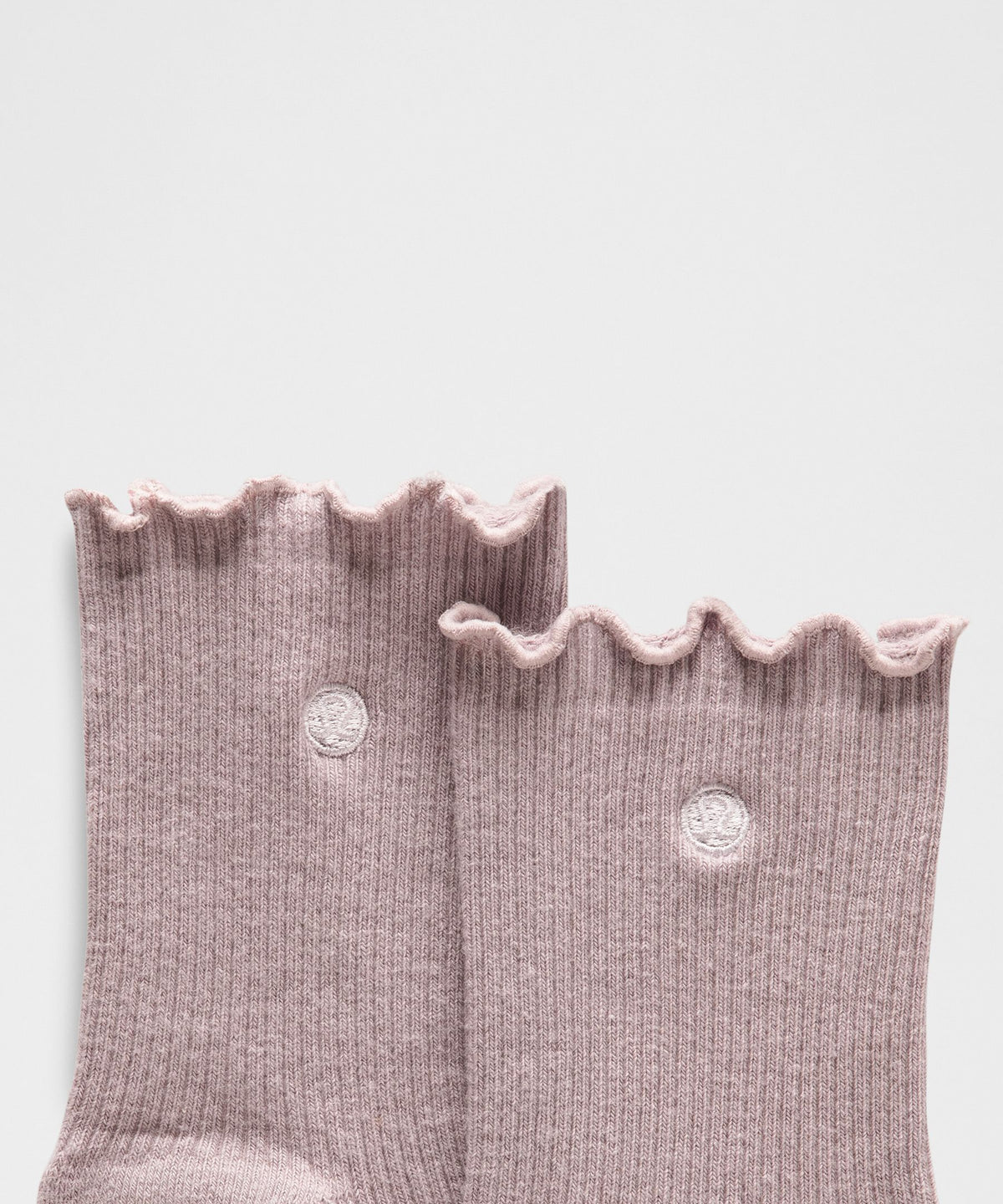 Unisex Lettuce Edge Quarter Socks