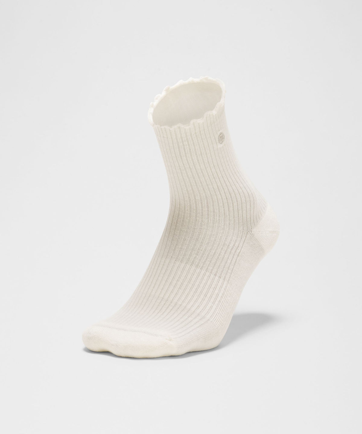 Unisex Lettuce Edge Quarter Socks3 Pack